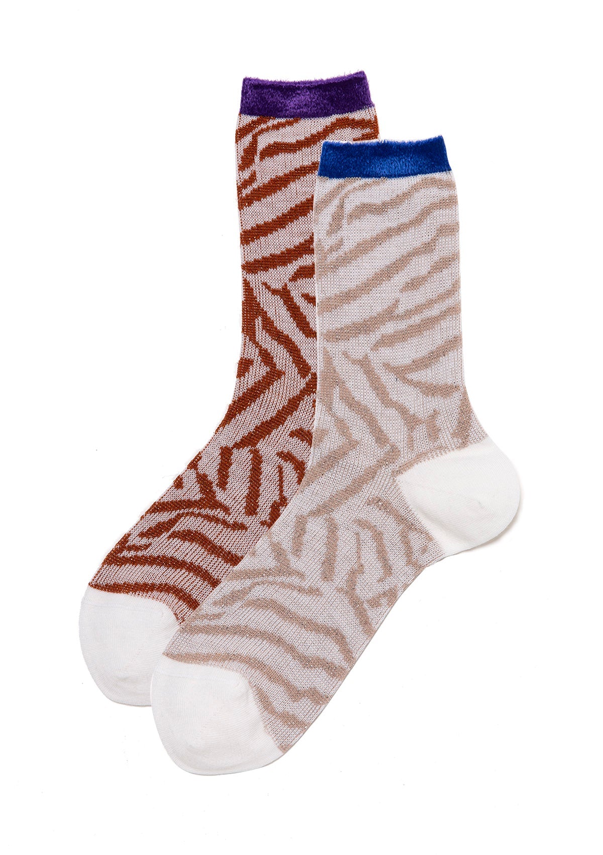 Damen Socken "Zebra"