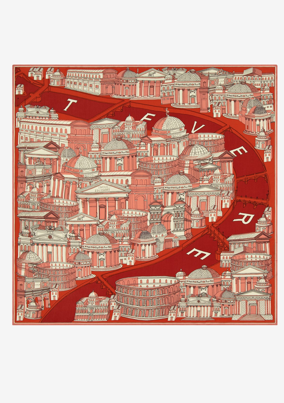 Karre aus Seide mit Modal in Terracotta – Roma