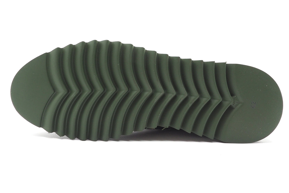 Lässiger Herren Hightop-Sneaker aus geprägtem Leder in Multicolor