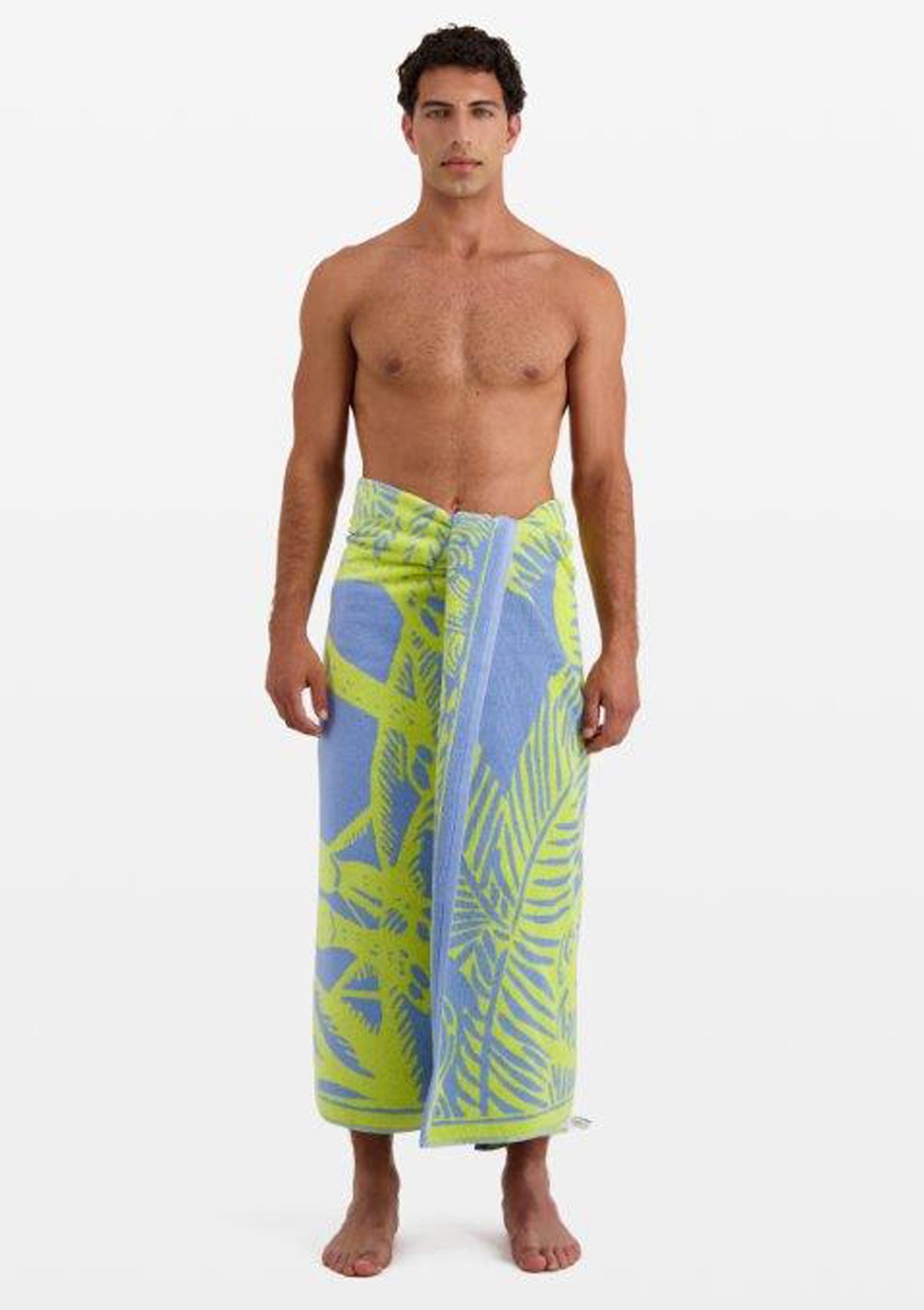 Badetuch aus Baumwolle in Gelb - Dufy Accessoires Tücher & Schals Inoui E.