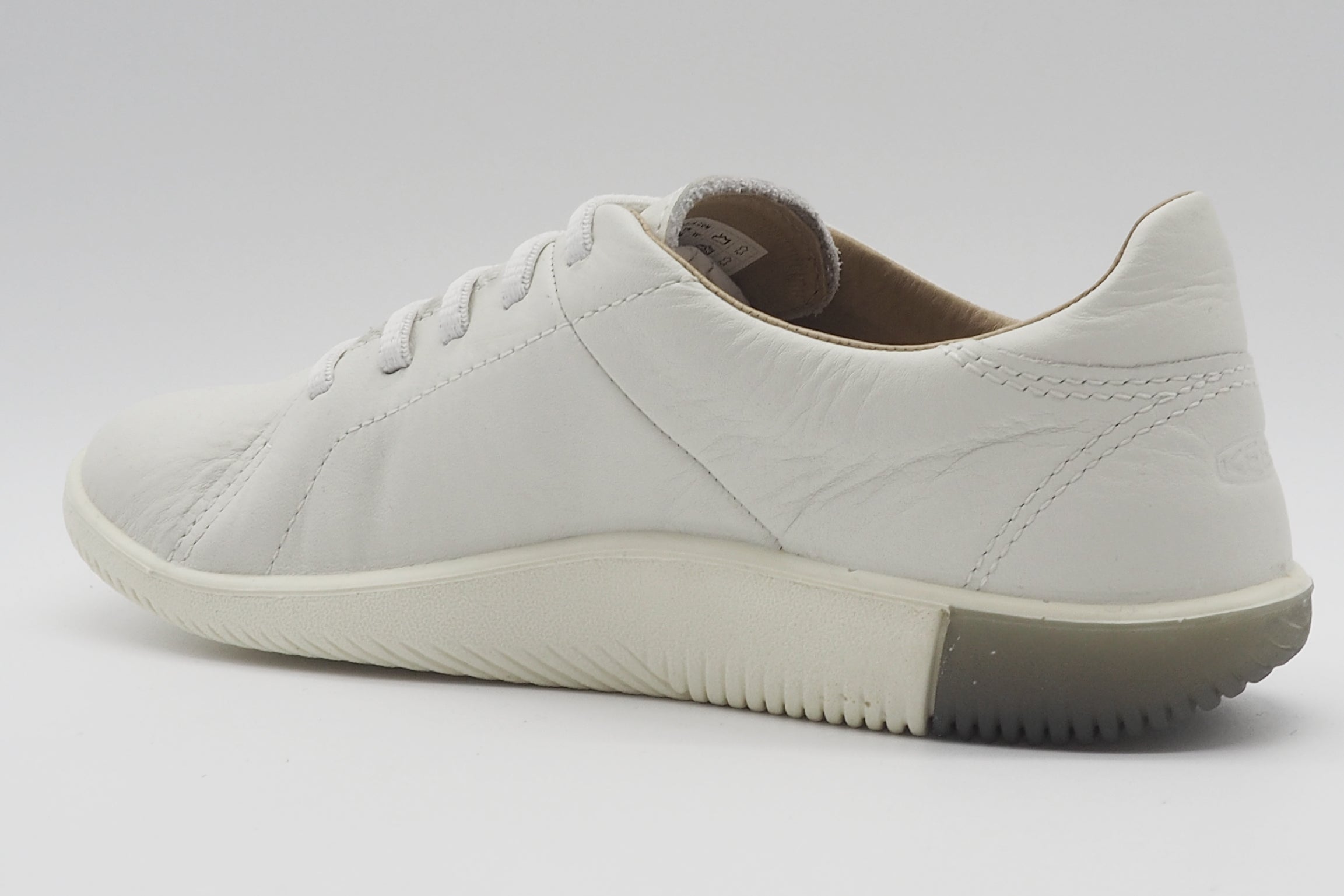 Barfussslipper in Leder mit verstellbaren Bandagen - Offwhite Damen Sneaker Keen
