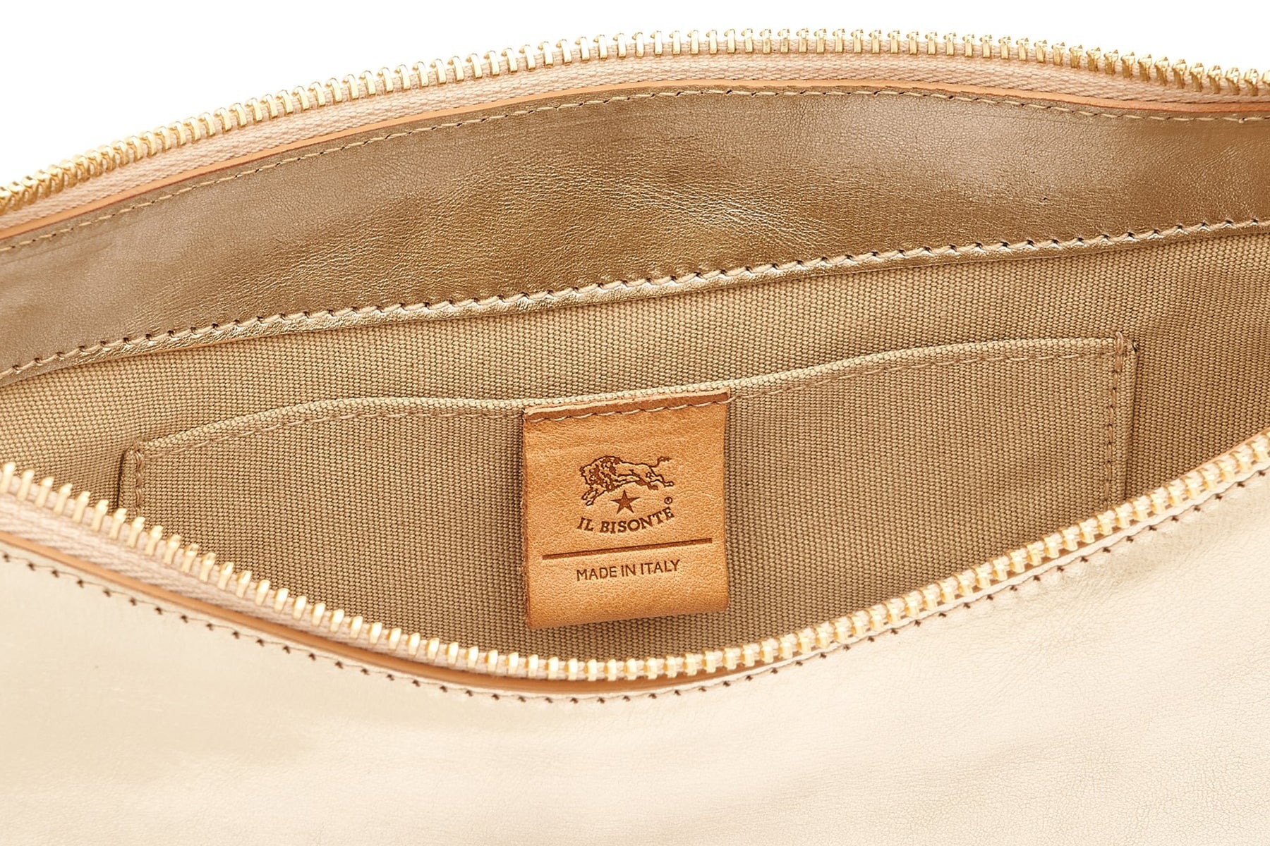 Bodybag Umhängetasche aus Leder in Platin - Hobo Oliveta Taschen Crossbody & Schultertasche Il Bisonte