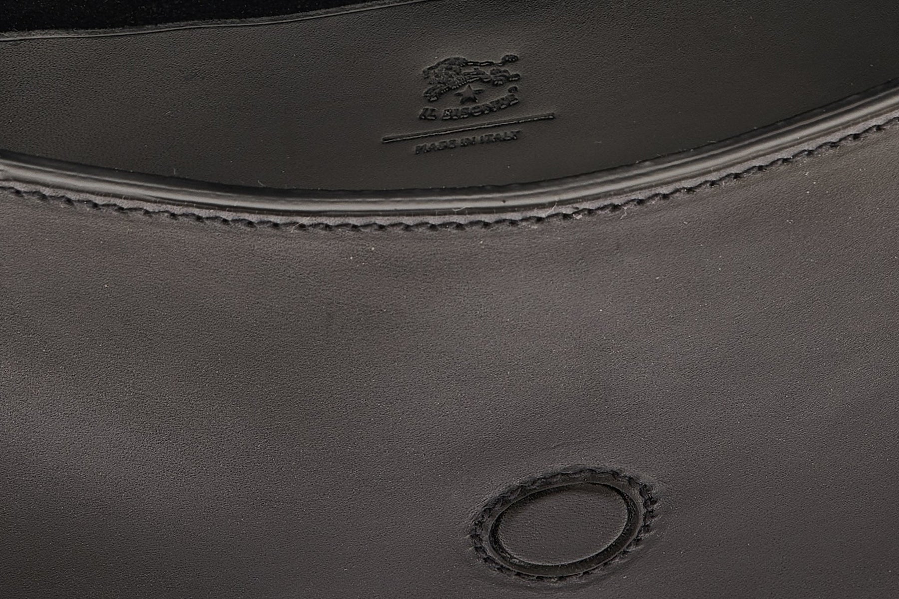 Clutchbag mit goldener Schnalle in Schwarz - Olimpia Taschen Clutches Il Bisonte