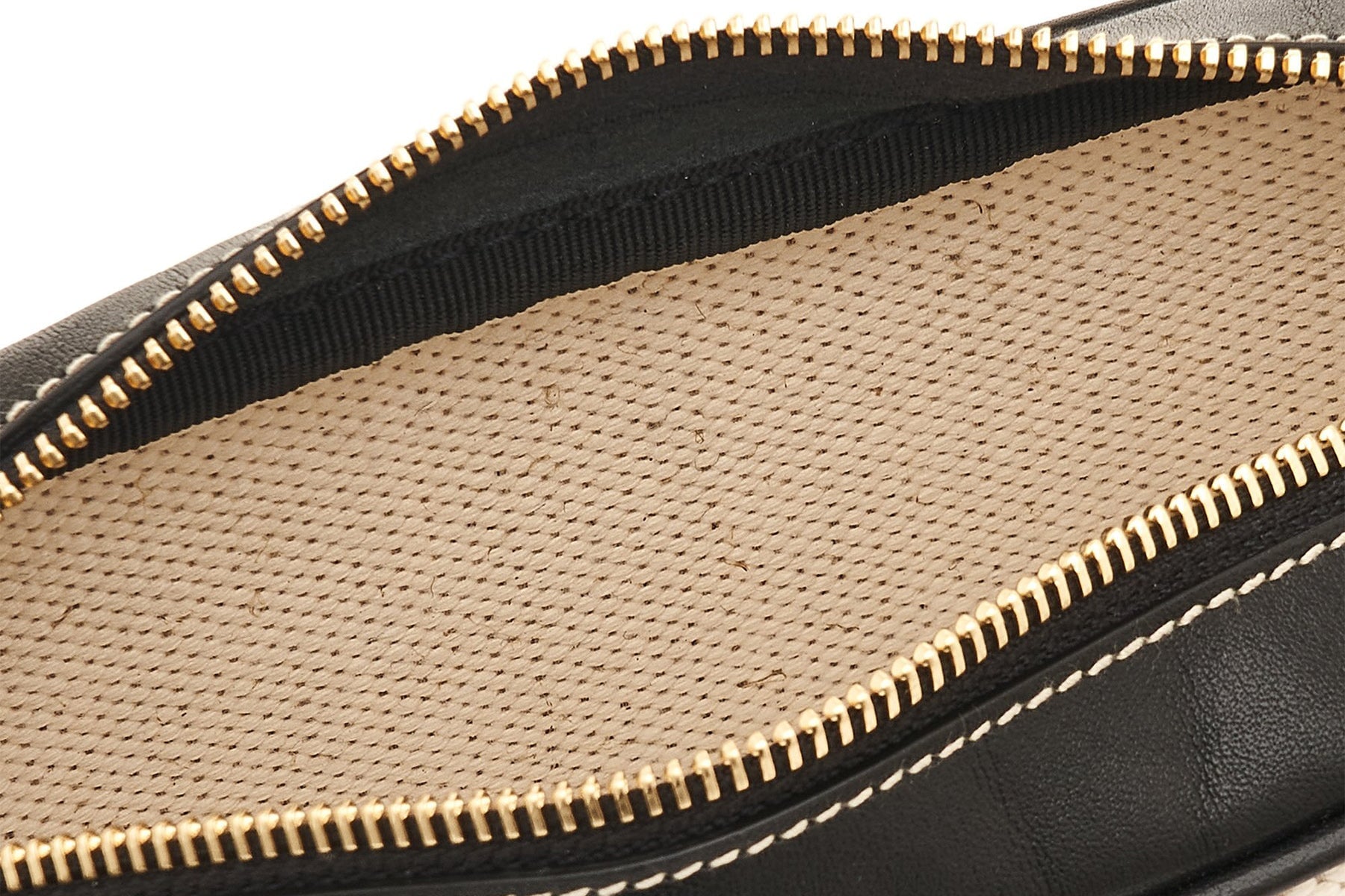 Crossbody-Tasche aus Canvas & Leder in Natural & Schwarz Taschen Crossbody & Schultertaschen Il Bisonte