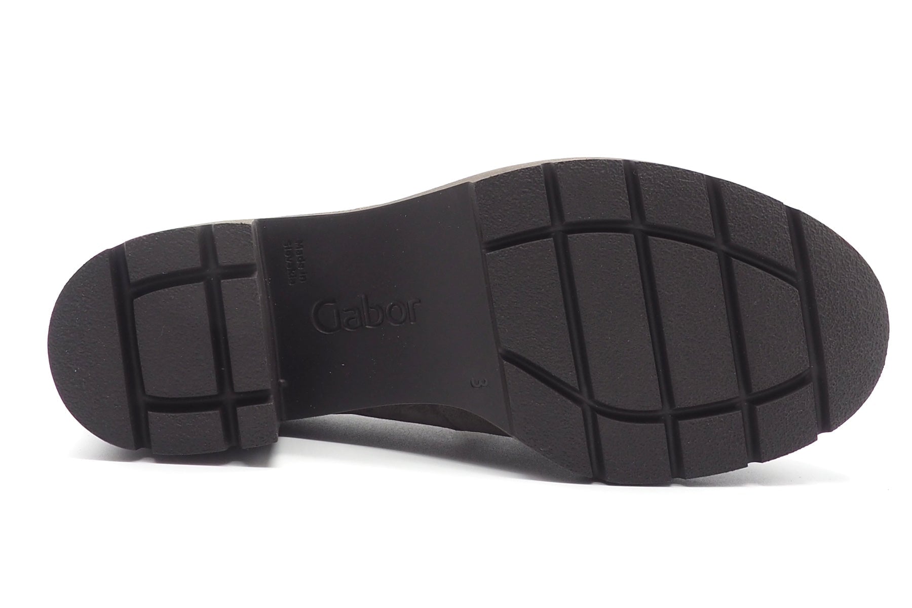 Damen Absatz-Loafer aus Veloursleder in Tope mit Spange - Absatz 5cm Damen Loafers & Schnürer Gabor