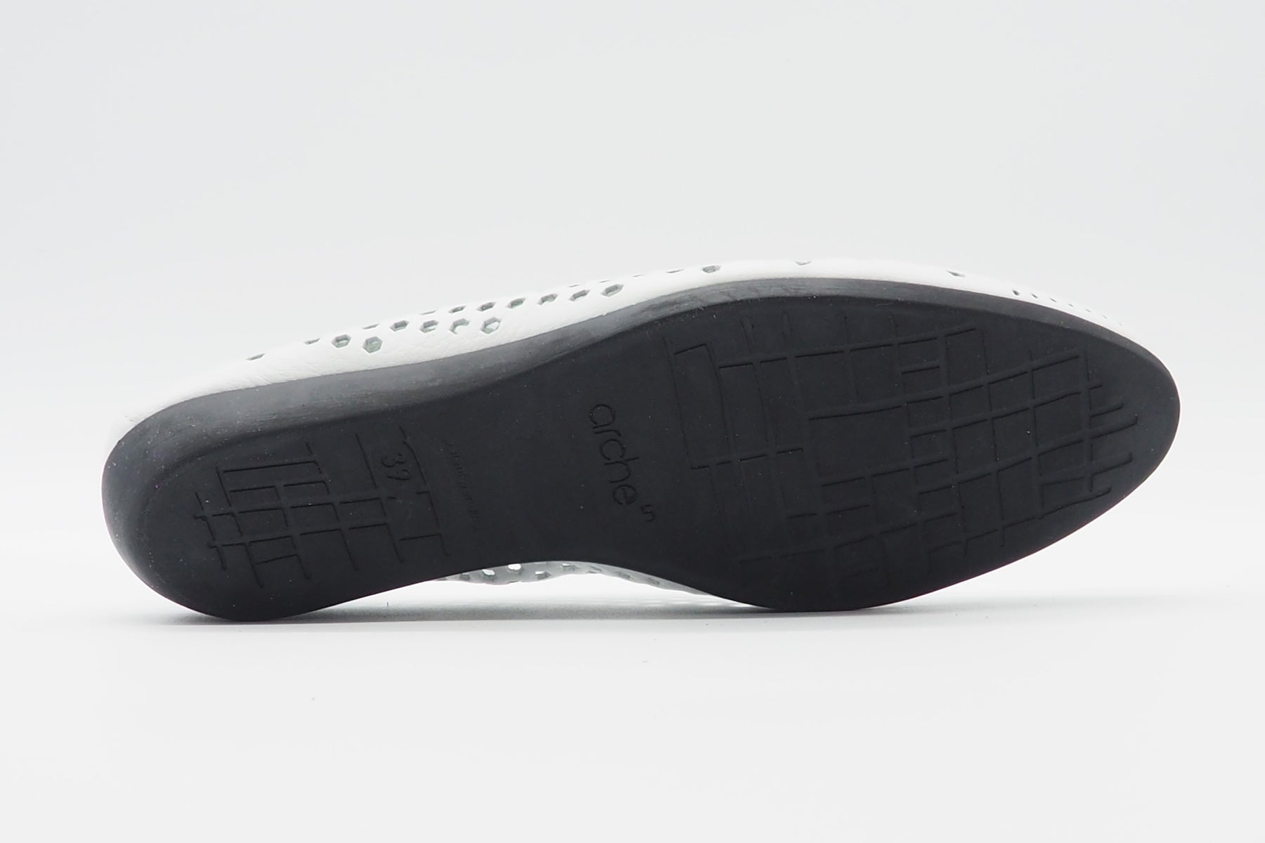 Damen Ballerina aus Glattleder in Weiß - Absatz 2cm Damen Ballerinas Arche
