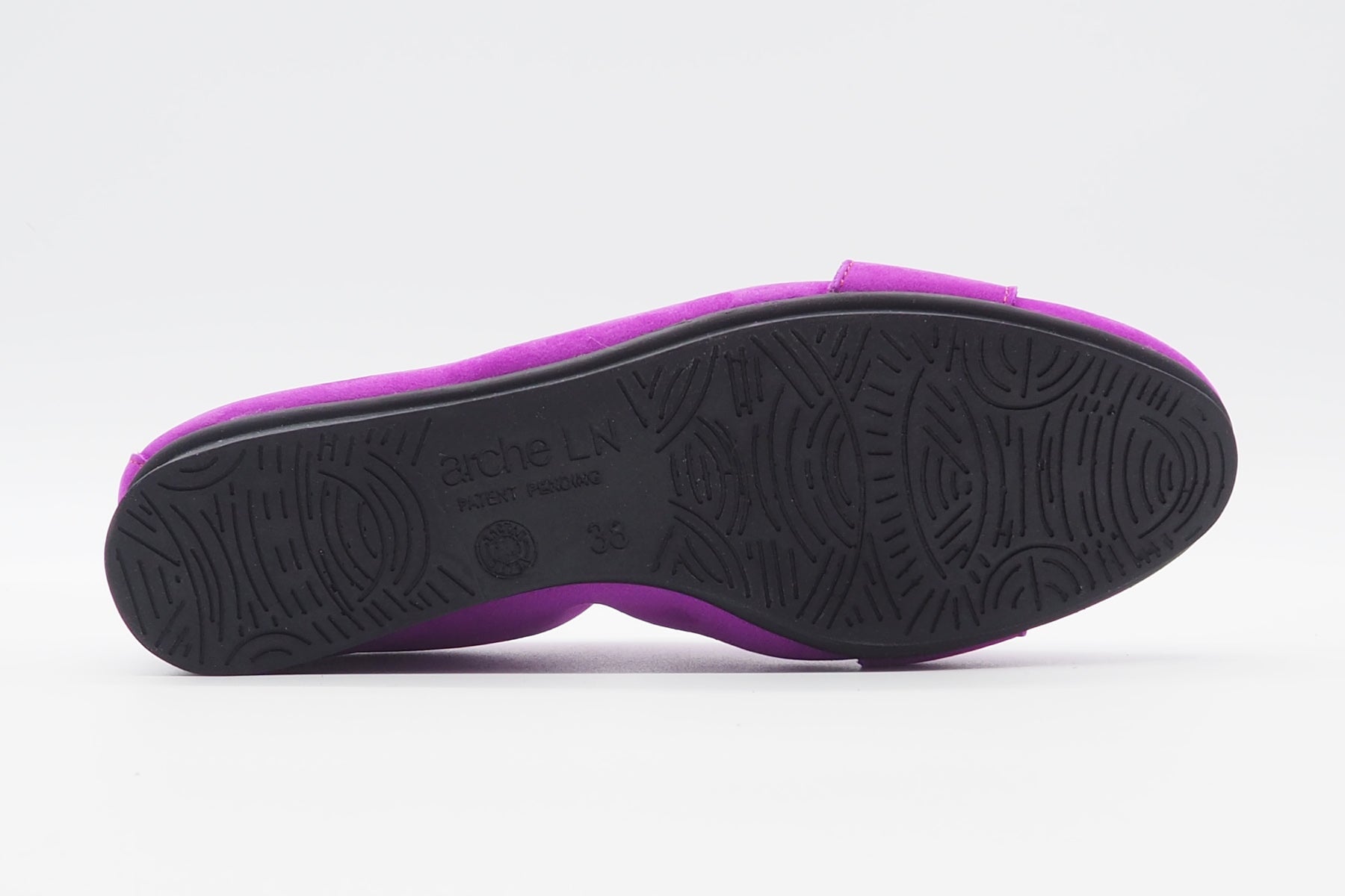 Damen Ballerina aus Nubukleder in Zyklam - Absatz 2cm Damen Ballerinas Arche