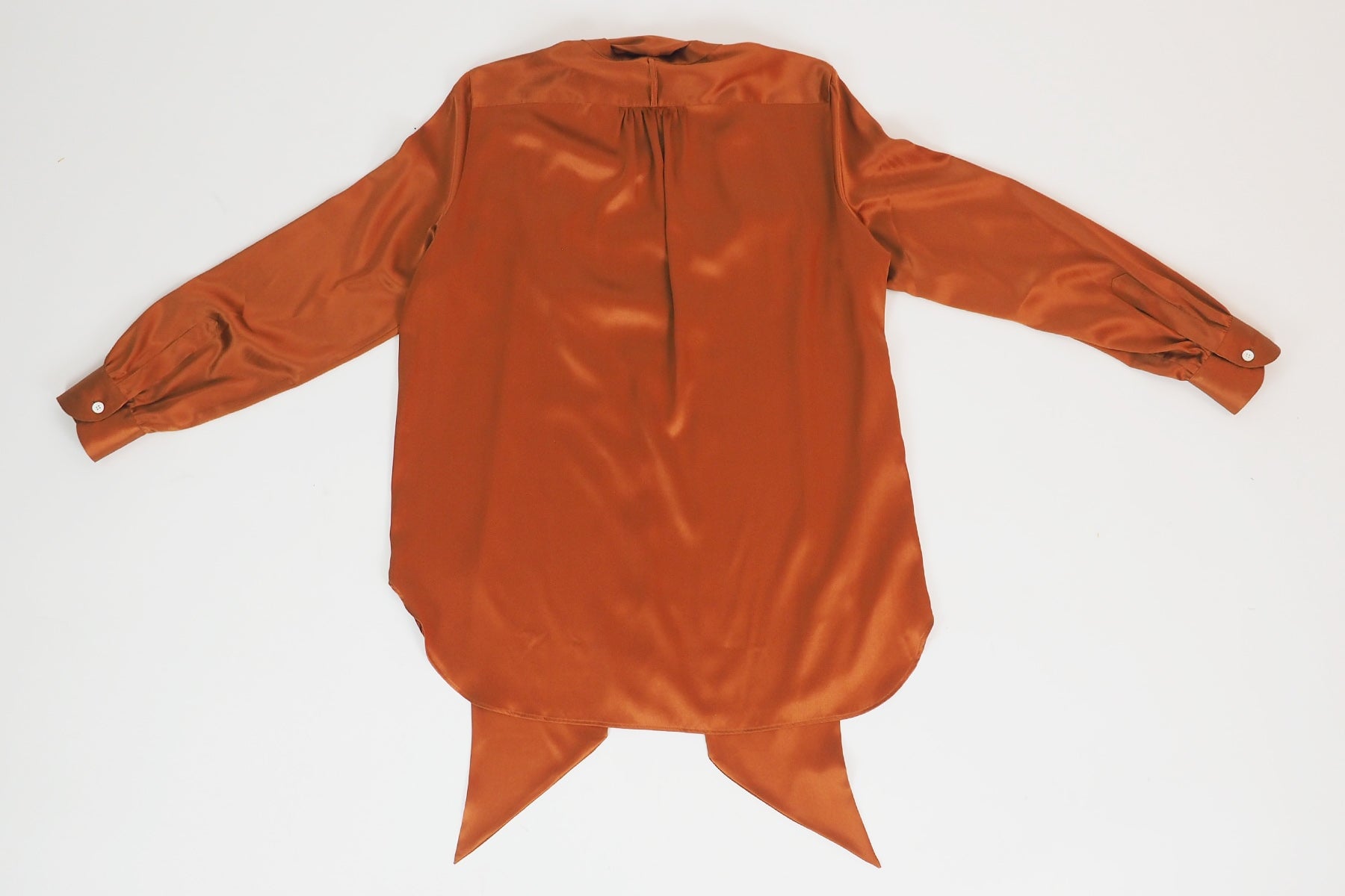 Damen Bluse aus Seide in Bronze - Ferrara Damen Bluse 24 Blooming