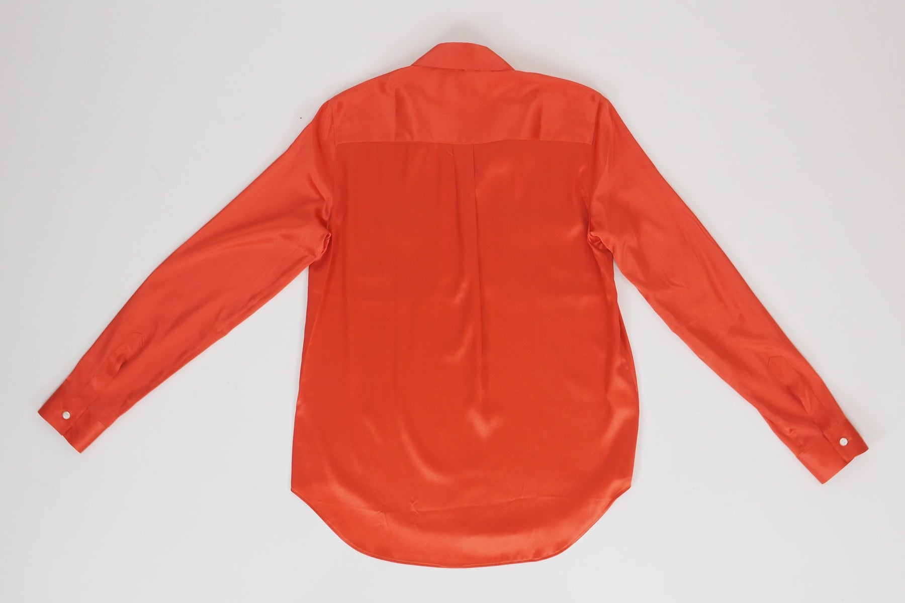 Damen Bluse aus Seide in Orange - Vercelli Damen Bluse 24 Blooming