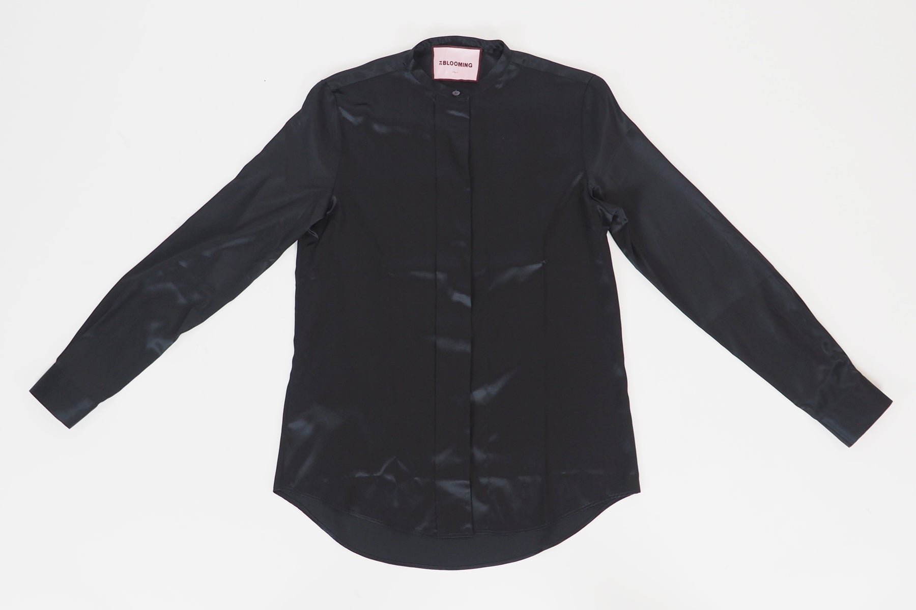 Damen Bluse aus Seide in Schwarz - Badia Damen Bluse 24 Blooming