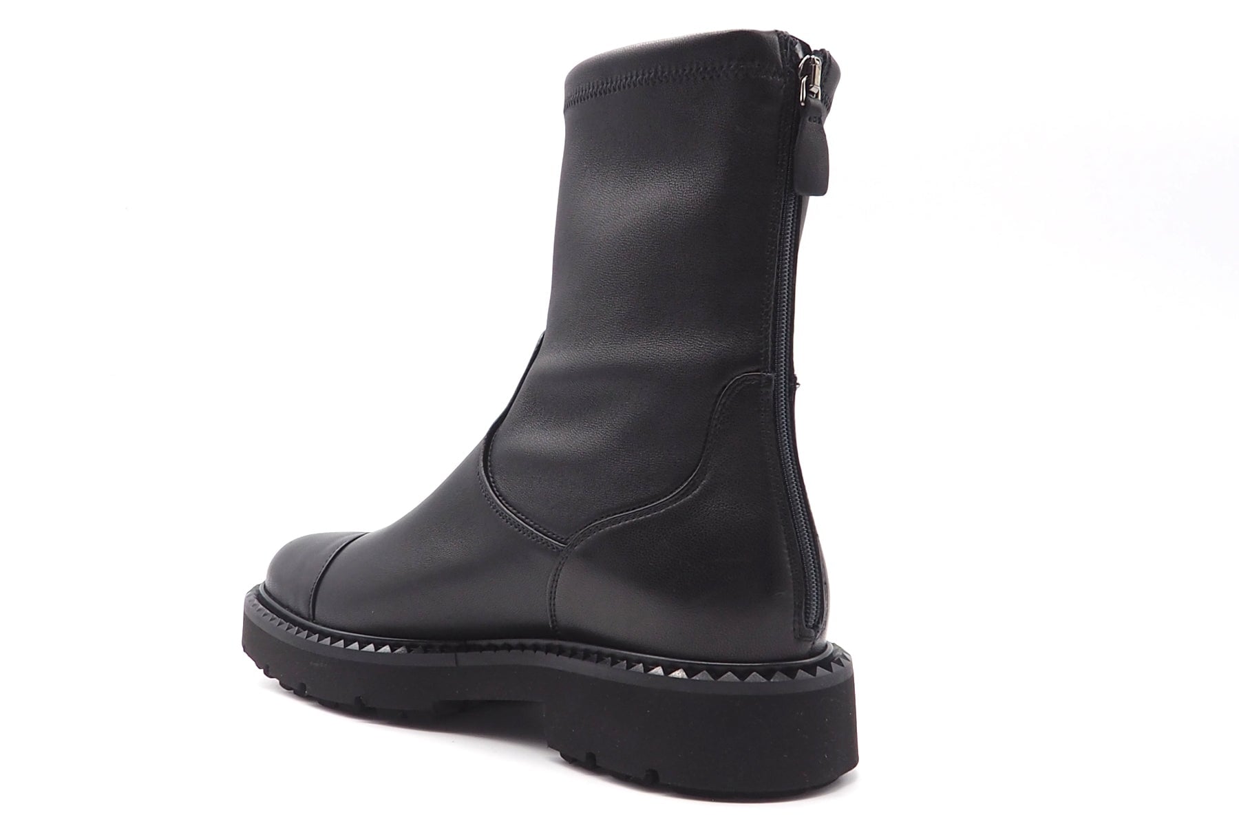 Damen Bootie aus Glattleder in Schwarz mit Stretchschaft & Profilsohle Damen Boots & Booties Kennel & Schmenger