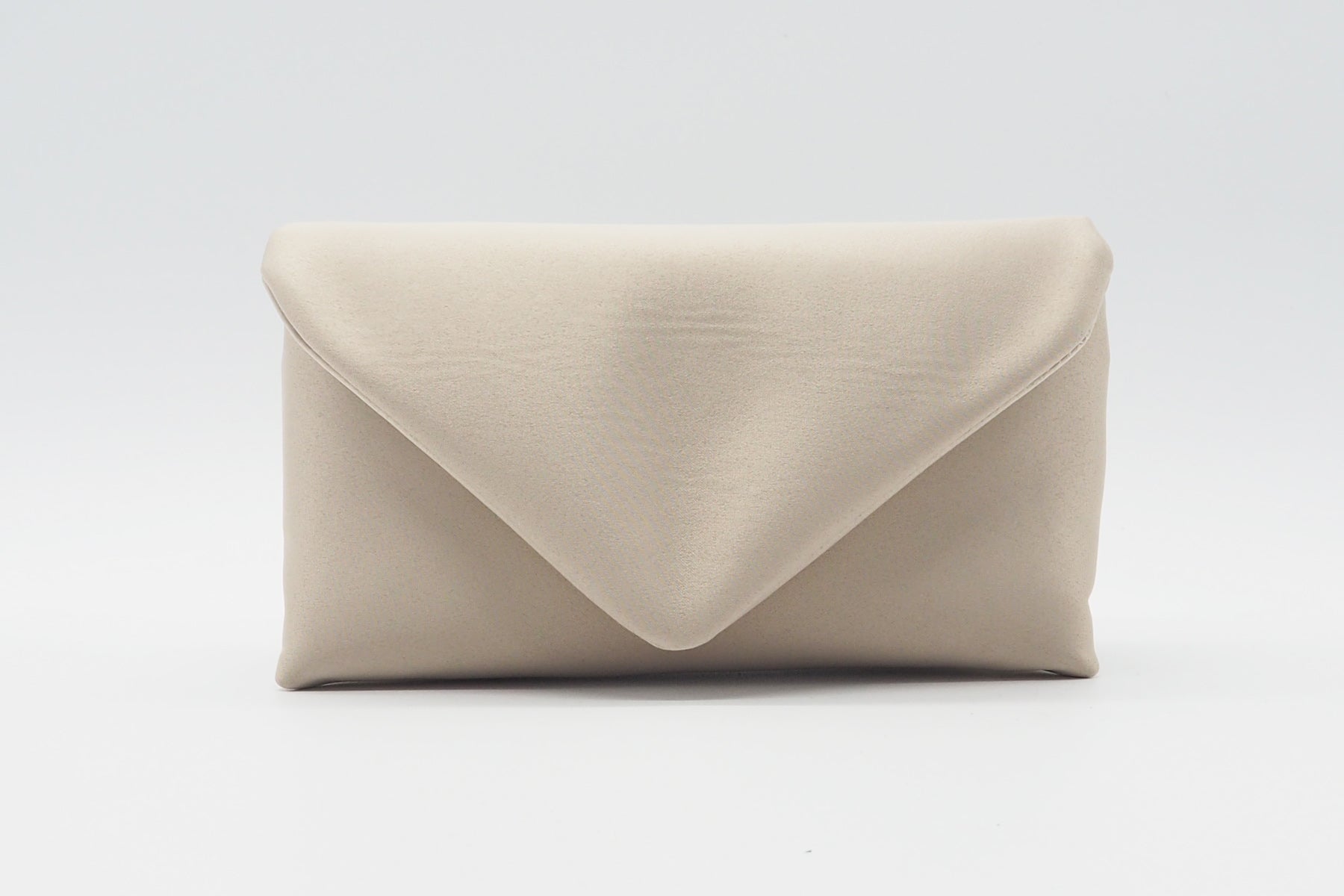 Damen Clutch aus Satin in Beige - Raso Taschen Clutches Roberto Festa