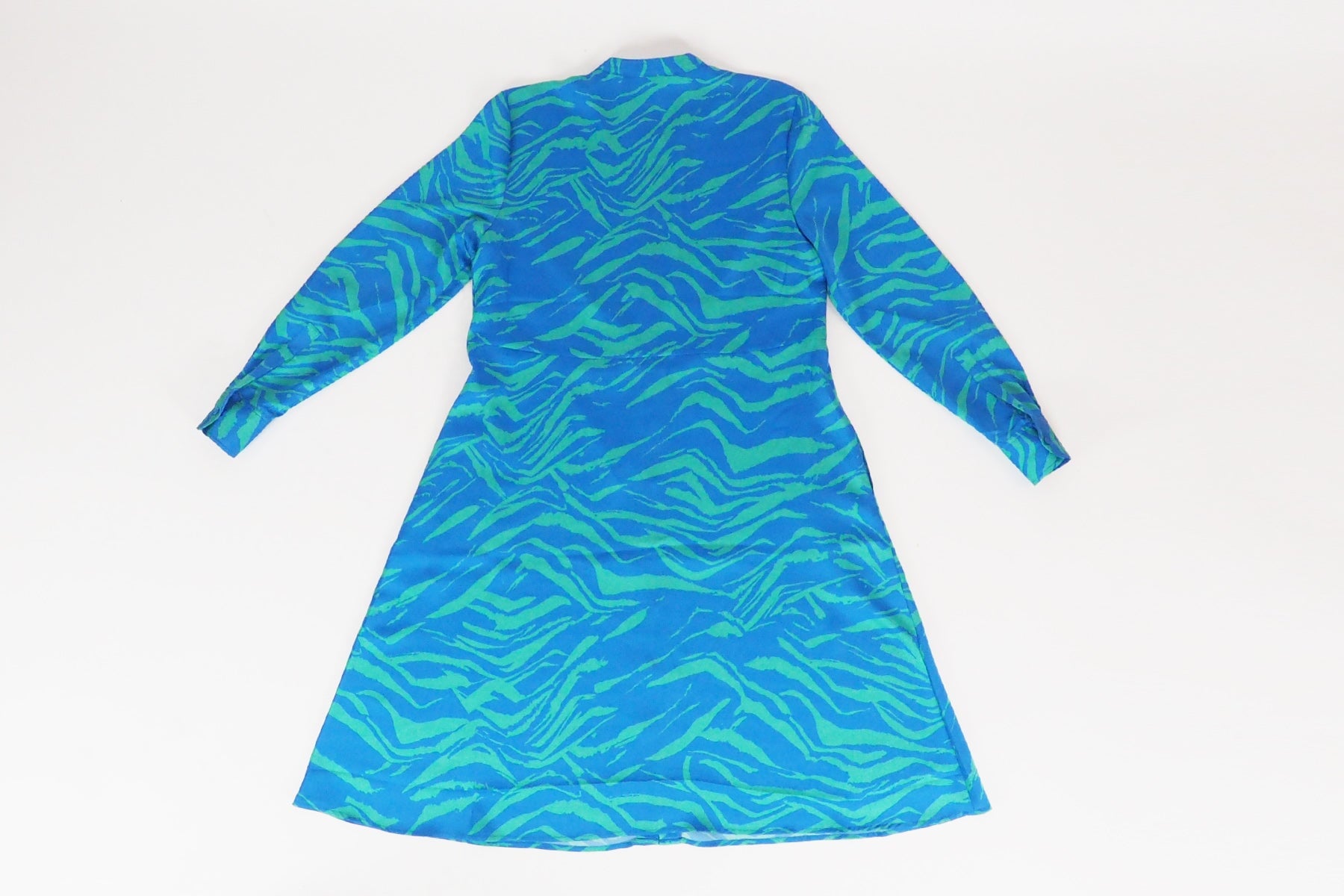 Damen Kleid aus Polyester in Blau & Grün Damen Kleid Anni Carlsson