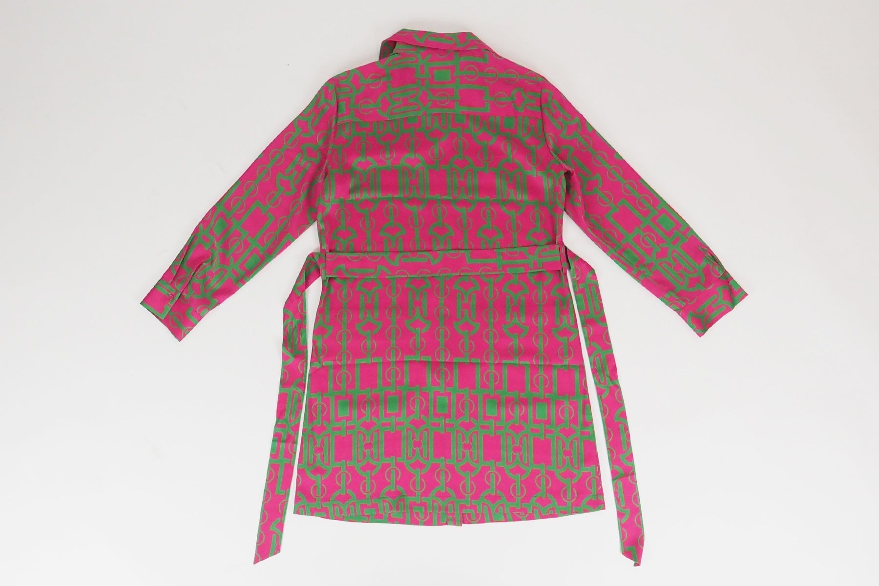 Damen Kleid aus Polyester in Pink & Grün Damen Kleid Anni Carlsson