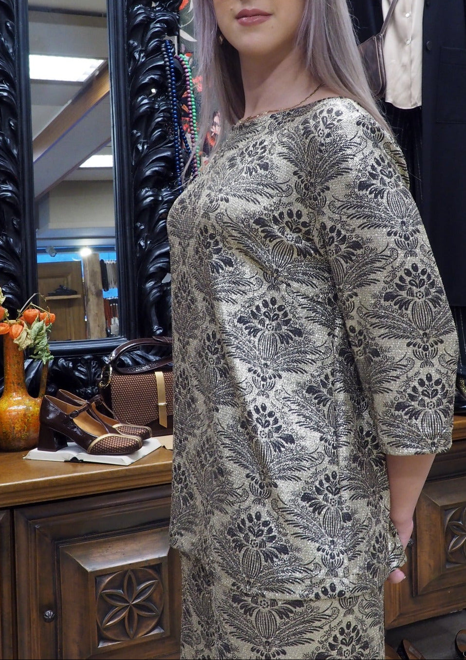 Damen Langsarmshirt "Slüt" aus der luxuriösen Goldline von SIYU Damen Ready to wear Fashion SIYU