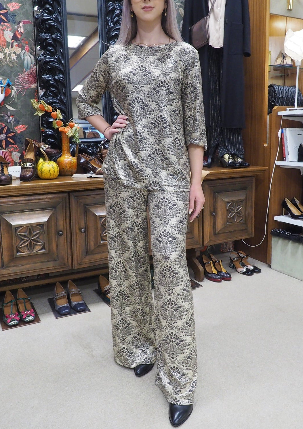 Damen Langsarmshirt "Slüt" aus der luxuriösen Goldline von SIYU Damen Ready to wear Fashion SIYU