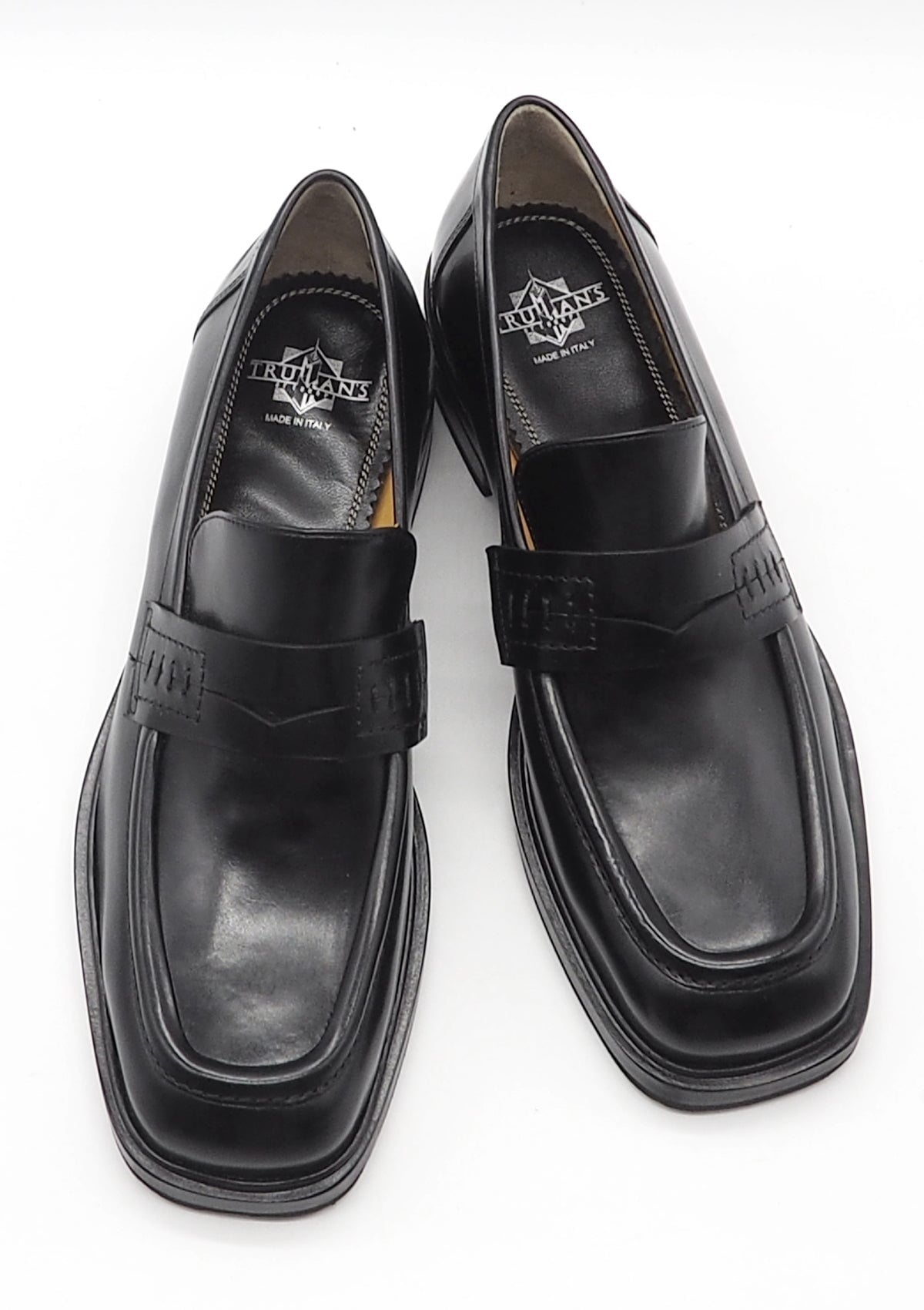 Damen Loafer aus glänzendem Leder in Schwarz - Absatz 3 cm Damen Loafers & Schnürer Truman´s