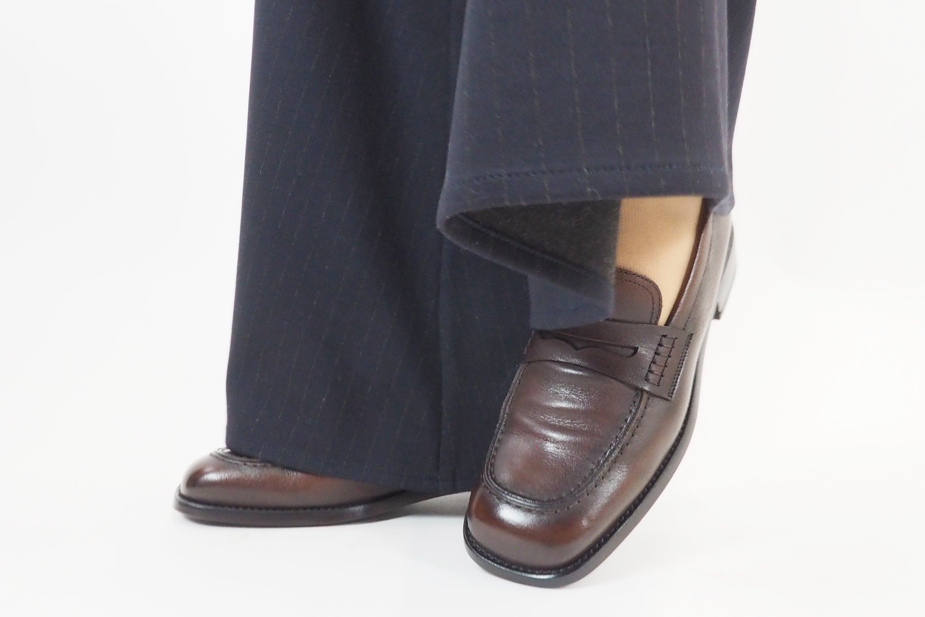 Damen Loafer aus Glattleder in Braun - Handverarbeitet Damen Loafers & Schnürer Pantanetti