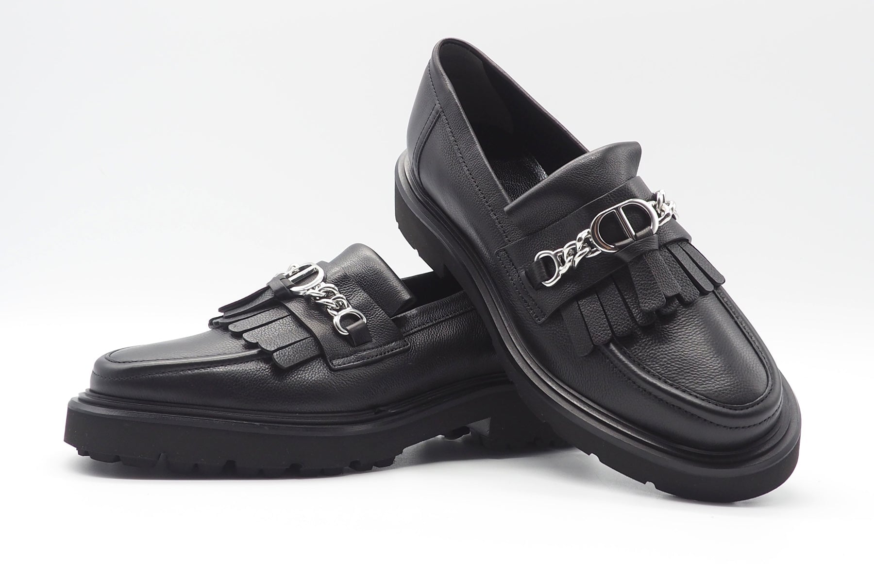 Damen Loafer aus Glattleder in Schwarz mit Fransen & Trense - 3cm - Mara Damen Loafers & Schnürer Kennel & Schmenger