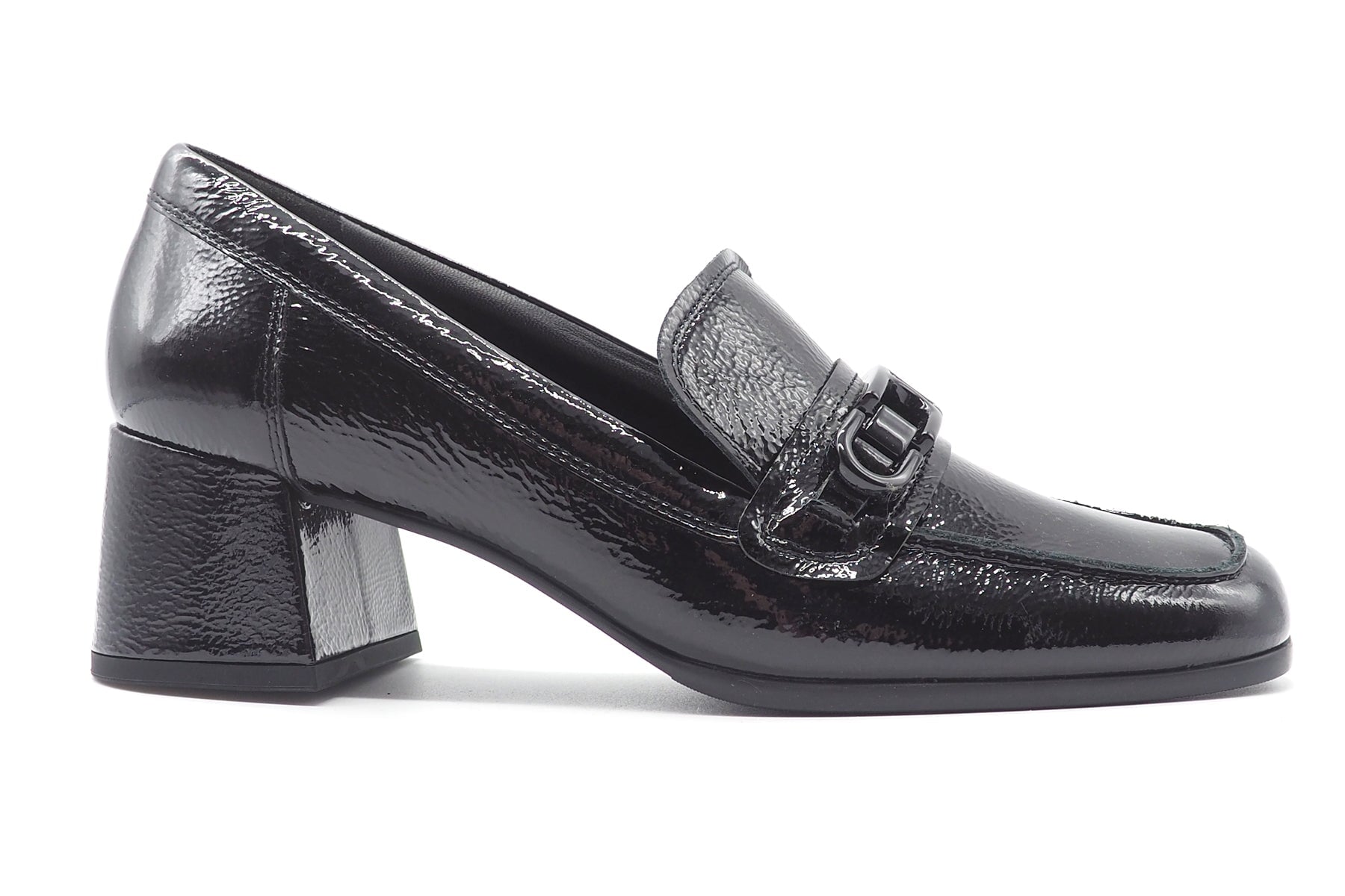 Damen Loafer aus Lackleder in Schwarz - Absatz 5cm Damen Loafers & Schnürer Högl