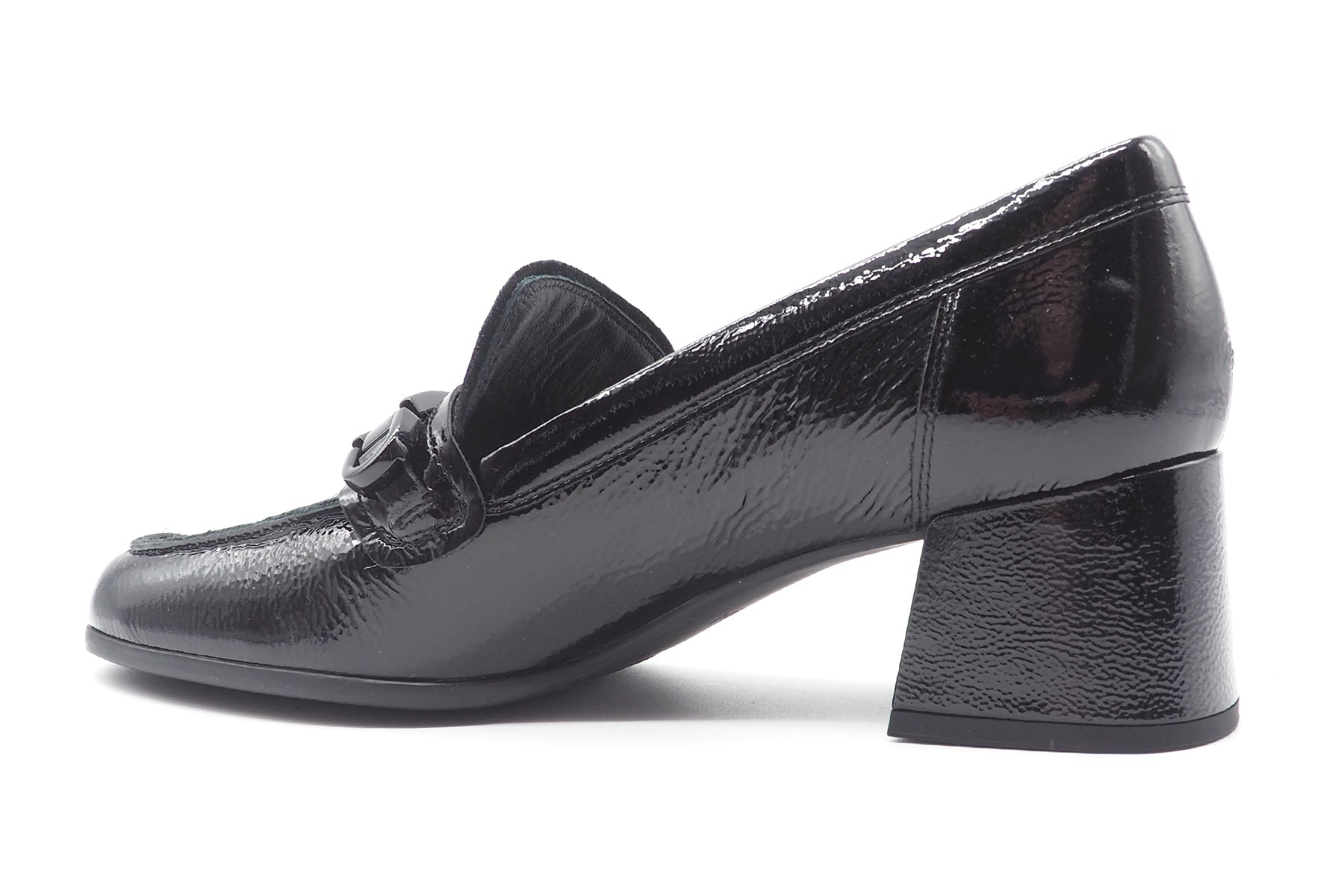 Damen Loafer aus Lackleder in Schwarz - Absatz 5cm Damen Loafers & Schnürer Högl