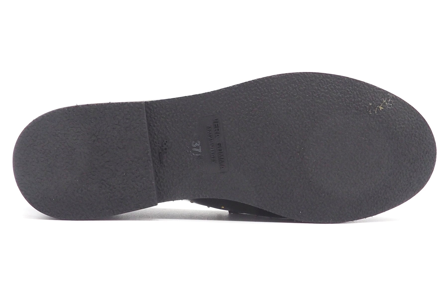 Damen Loafer aus softem Leder auf mit Nieten auf weicher Sohle in Schwarz - 2 cm Damen Loafers & Schnürer Mara Bini
