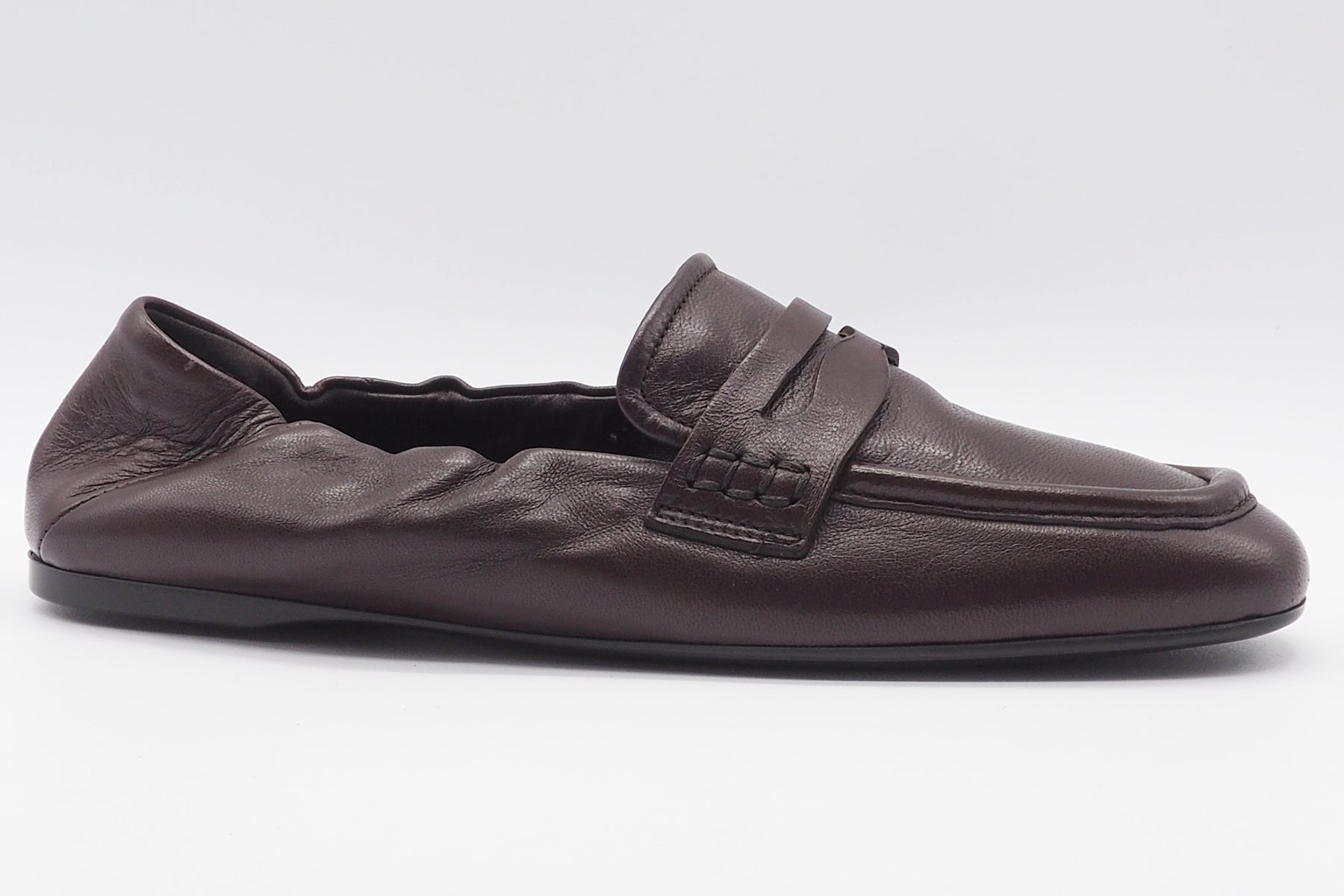 Damen Loafer aus softem Leder in Dunkelbraun - 1 cm Absatz Damen Loafers & Schnürer Guglielmo Rotta