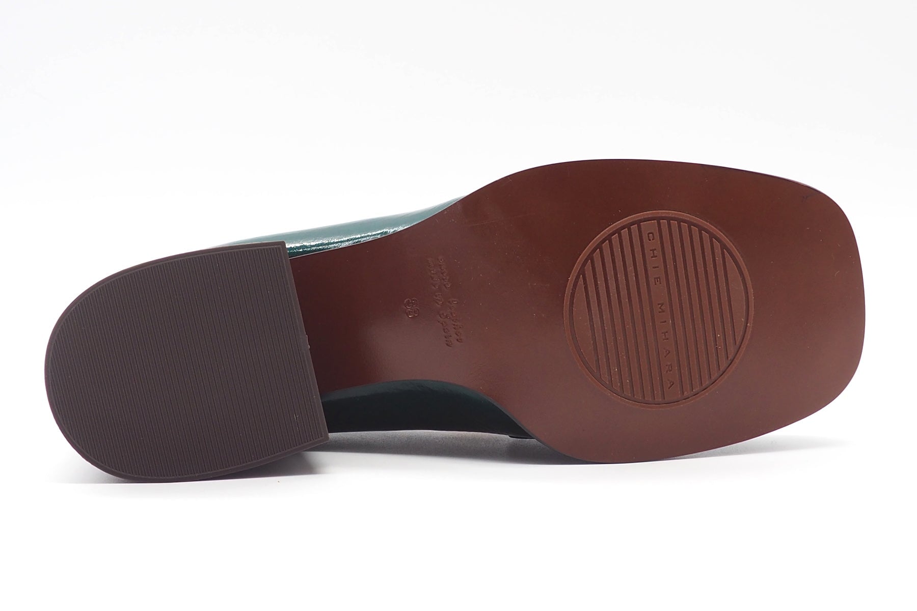 Damen Loafer in Karreeform in Grün & Multicolourleder- Brochi Damen Loafers & Schnürer Chie Mihara