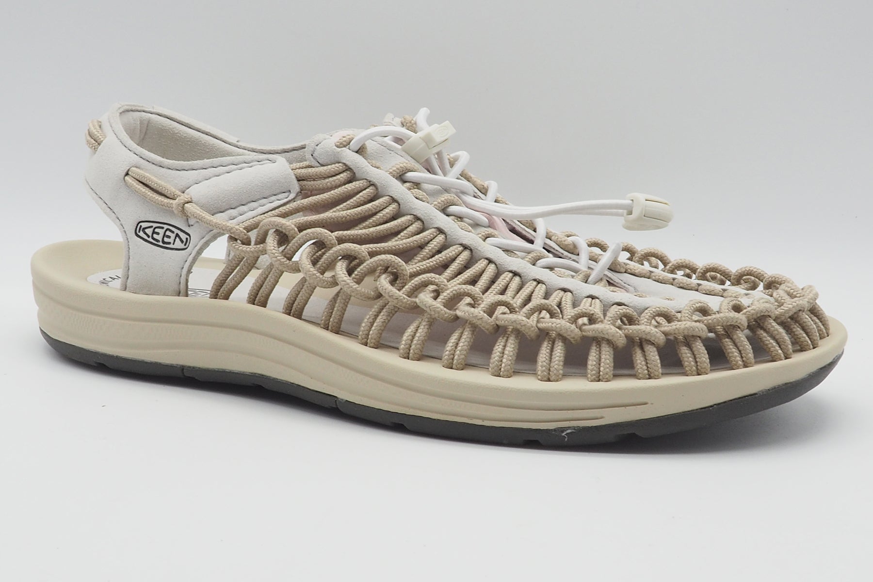 Damen Ourdoor Sandale aus technischer Faser in Beige & Rosa - Uneek Damen Sandale Keen