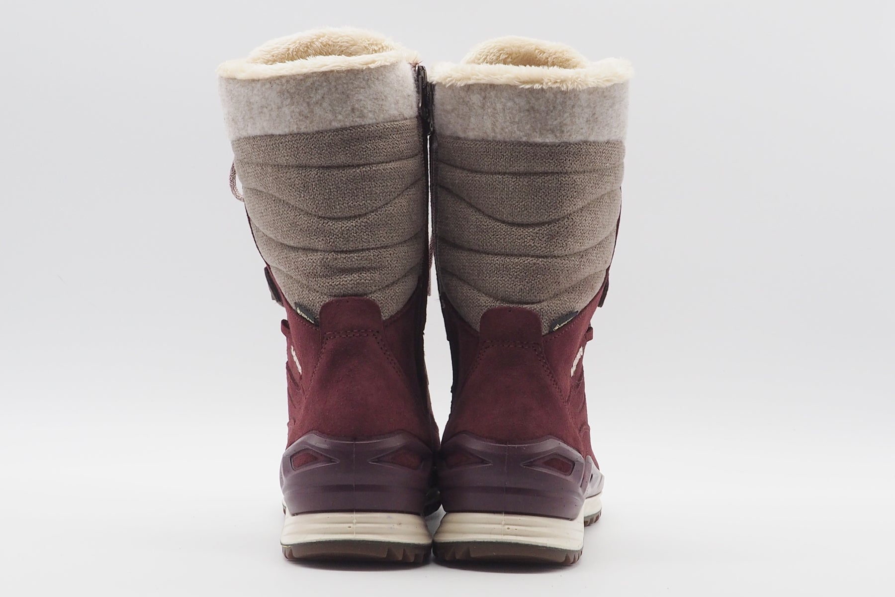 Damen Outdoor Schnürboot mit Zipp & Gore-Tex-Membrane in Bordeaux - BARINA Evo Damen Schnürboots Lowa