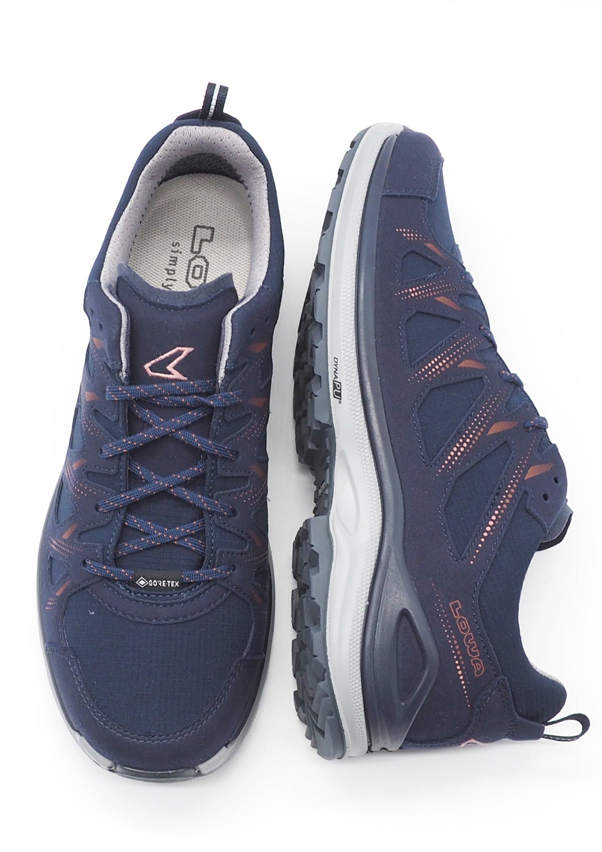 Damen Outdoor Sneaker mit Gore-Tex-Membran in Blau - INNOX EVO Damen Sneaker Lowa