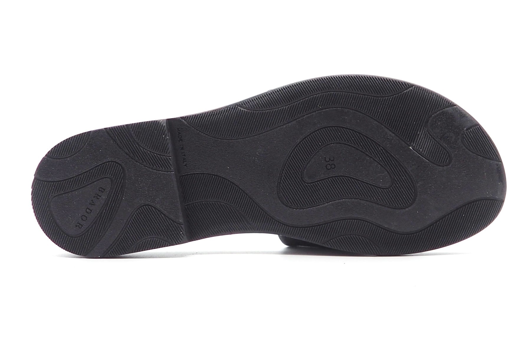 Damen Pantoffel aus Leder in Schwarz & weicher Sohle Damen Pantoffel Brador