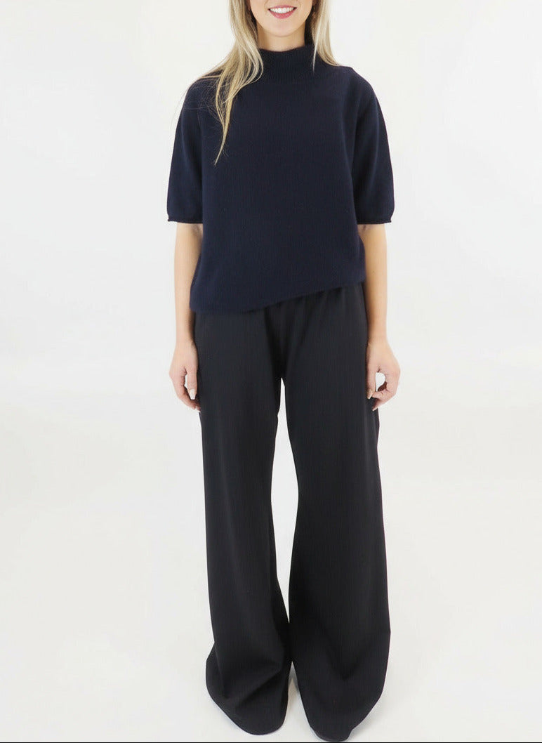 Damen Pullover aus Schurwolle in Blau Damen Ready to wear Fashion Hannes Roether