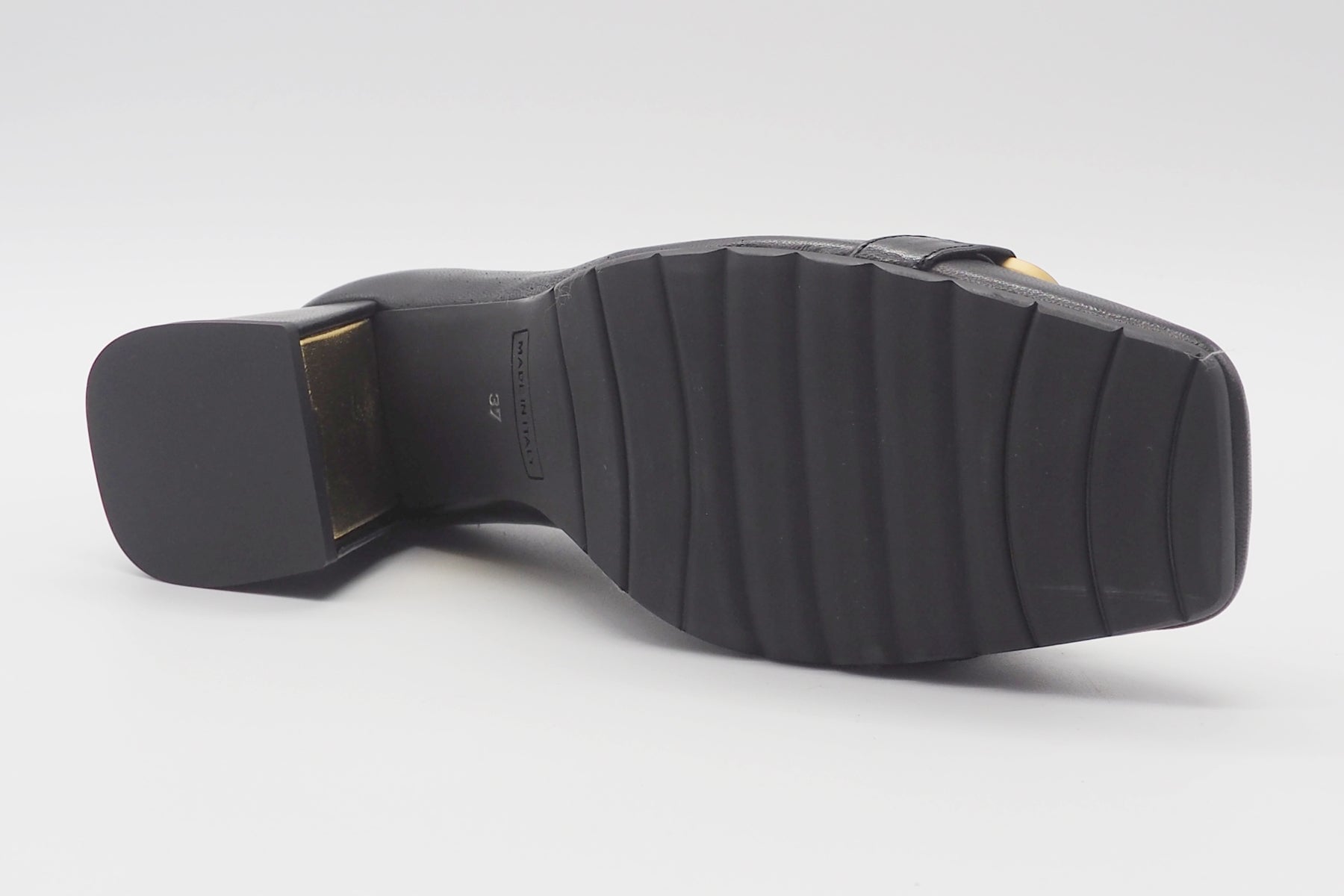 Damen Pumps aus Glattleder in Schwarz mit Blockabsatz Damen Pumps Mara Bini