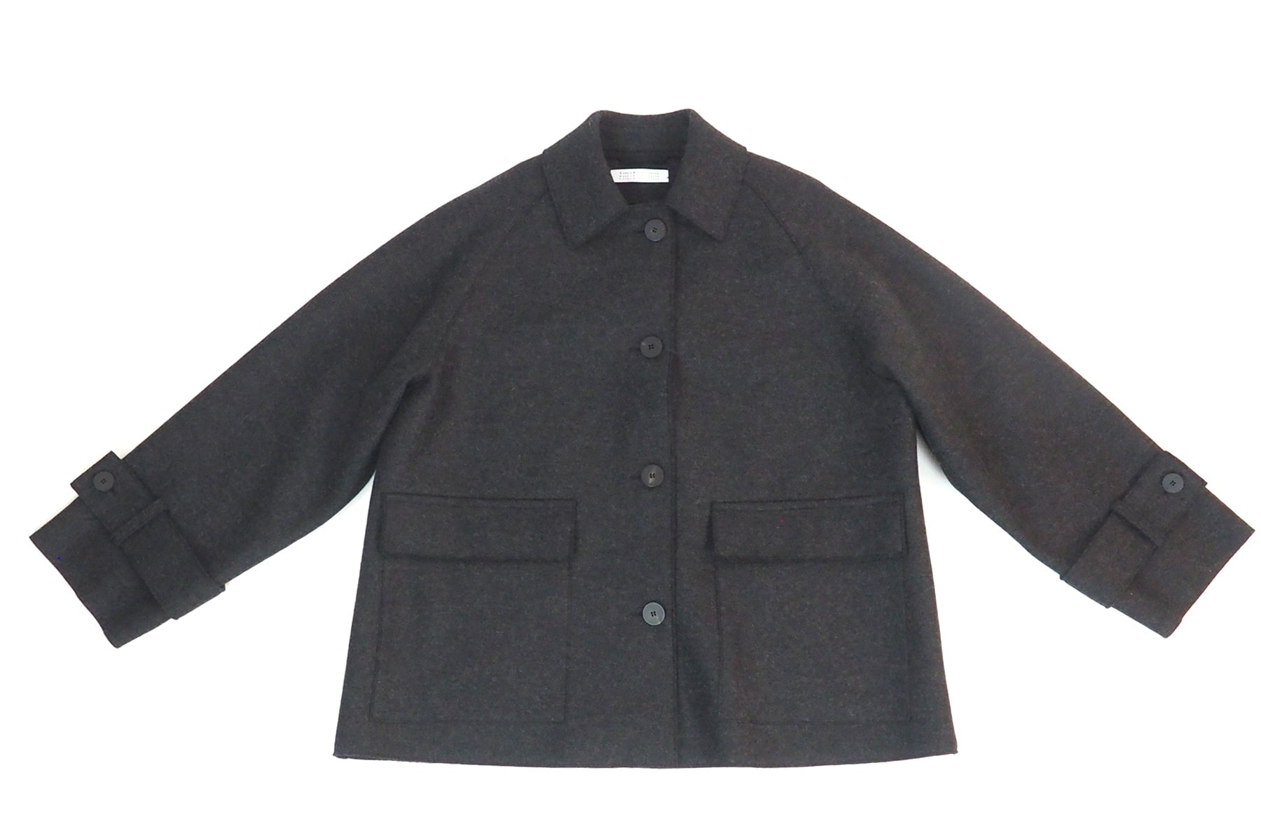 Damen Raglanjacke mit Steppfutter - Anthracite Damen Jacke Harris Wharf London