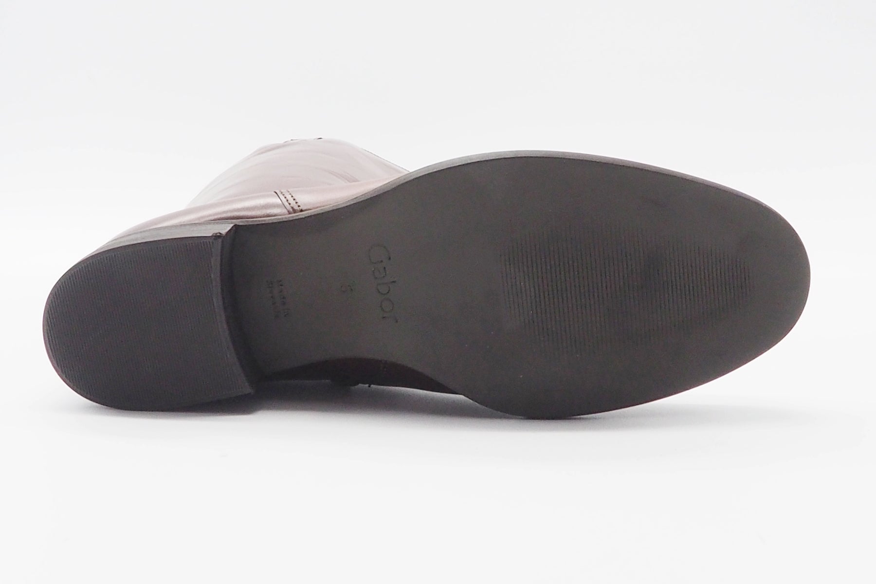 Damen Reitstiefel in glattem Leder in Cognac mit Reissverschluss Damen Stiefel Gabor