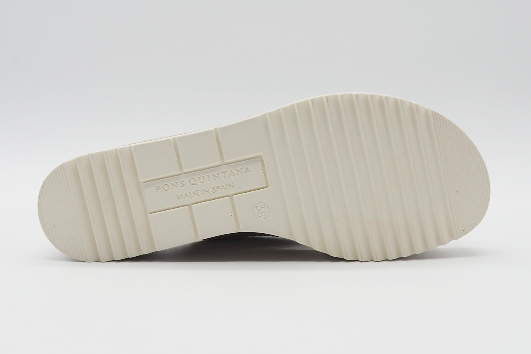 Damen Sandale aus geflochtenem Leder in Beige - Absatz 4cm Damen Sandalen Pons Quintana