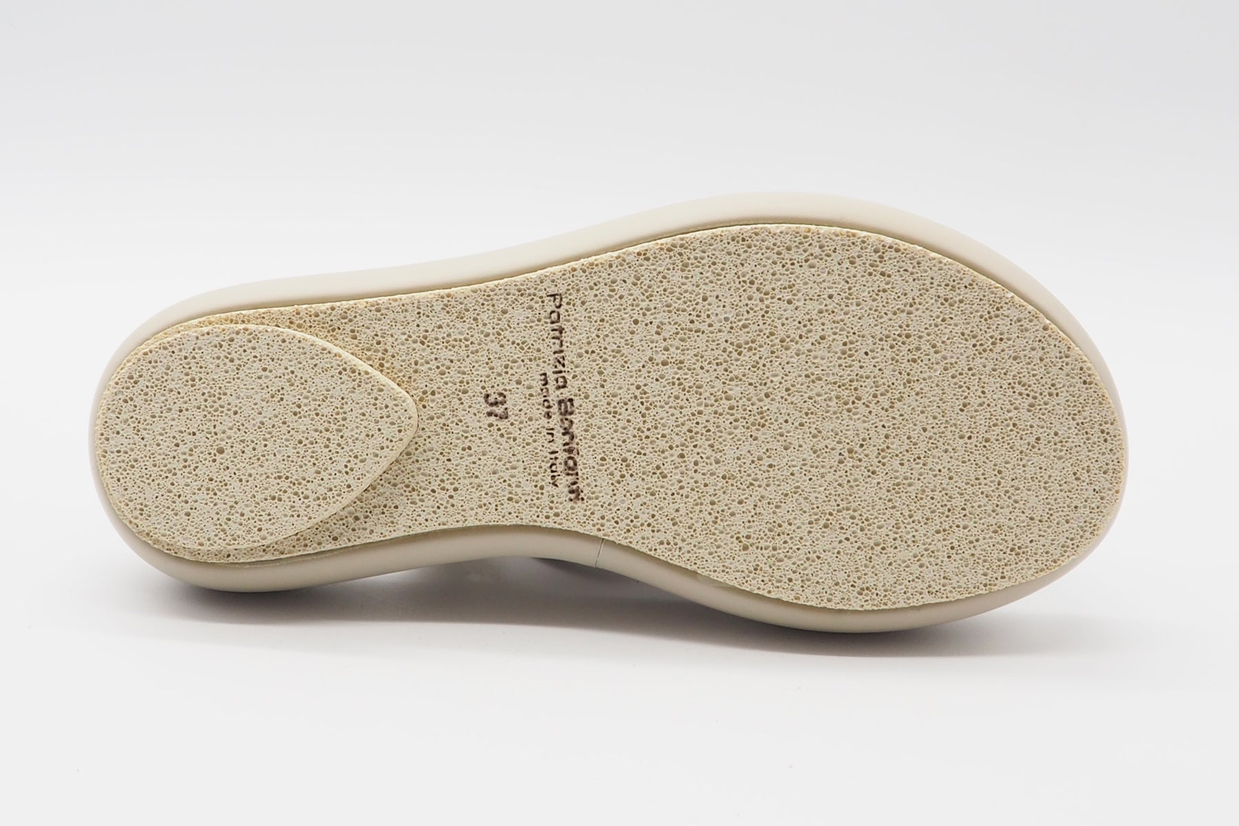 Damen Sandale aus Leder in Creme mit Strasssteinen Damen Sandalen Patrizia Bonfanti