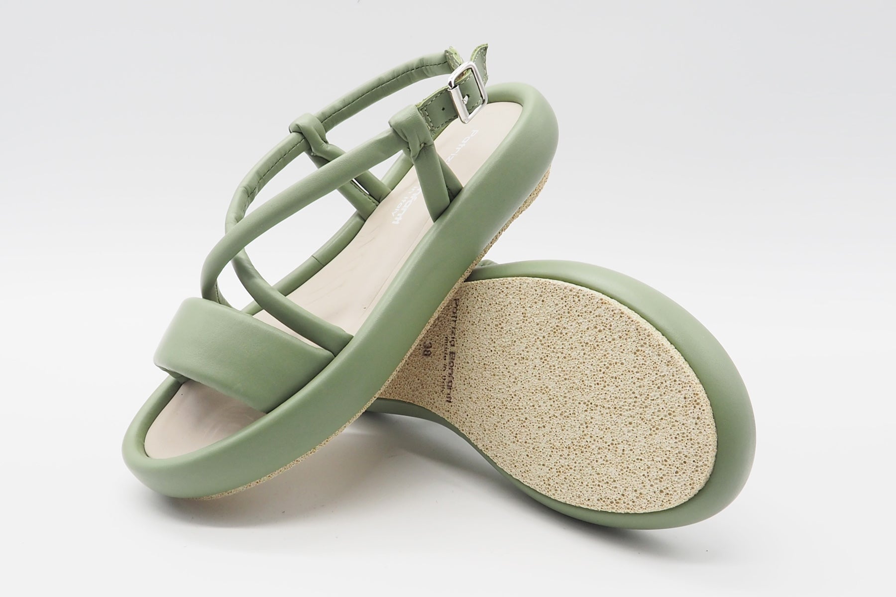 Damen Sandale aus Leder in Mint - Bil Dreamer Damen Sandalen Patrizia Bonfanti