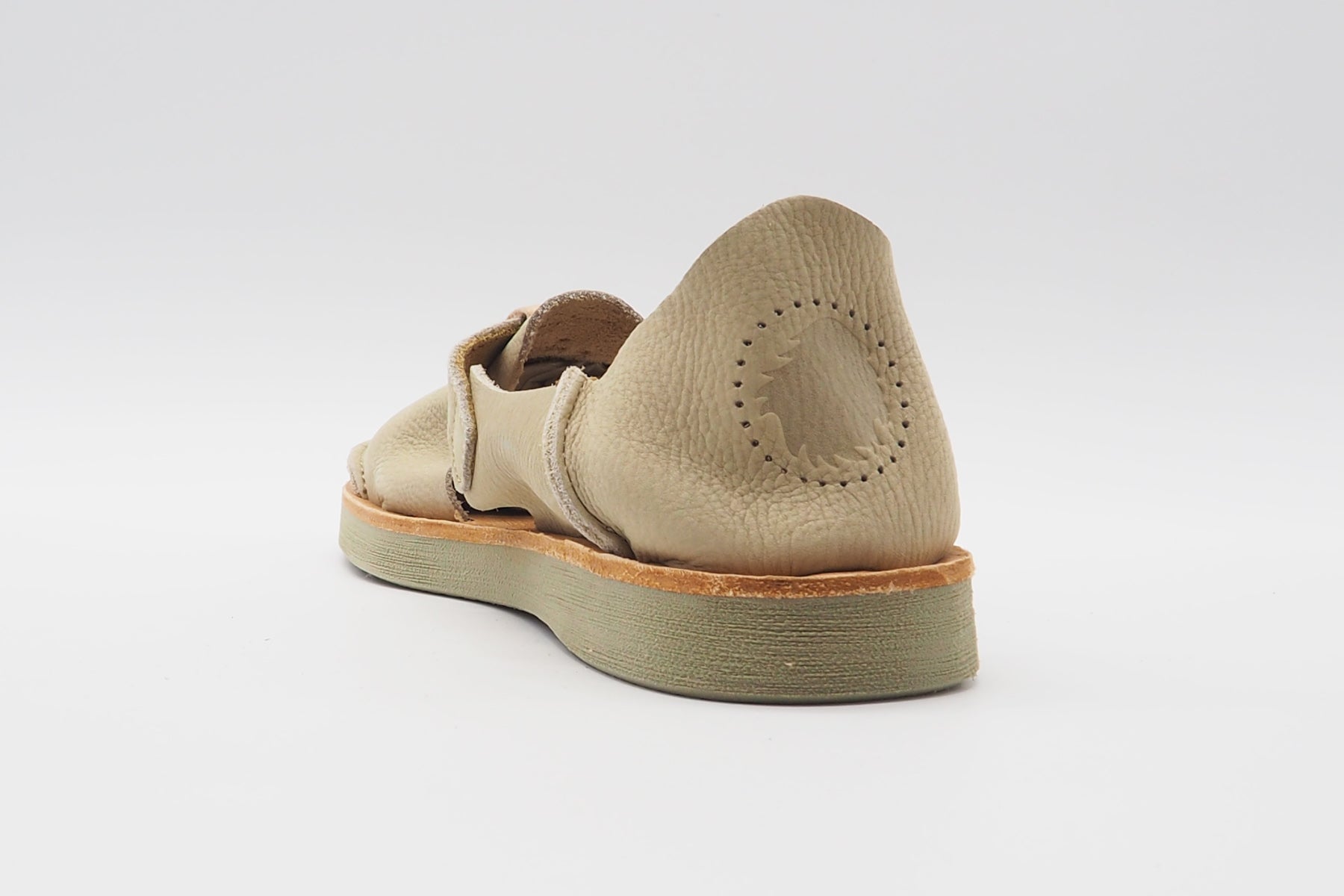 Damen Sandale aus Leder in Sand - Benirras - Zehengeschlossen Damen Sandalen Satorisan