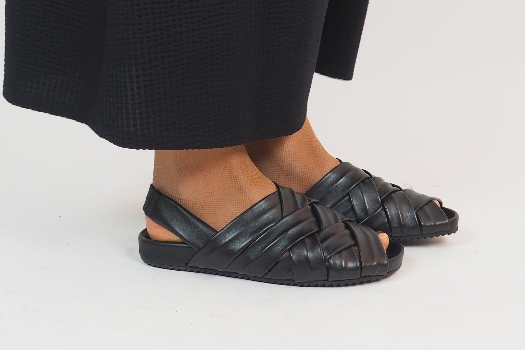 Damen Sandale aus Leder in Schwarz - Amelie Damen Sandalen Patrizia Bonfanti