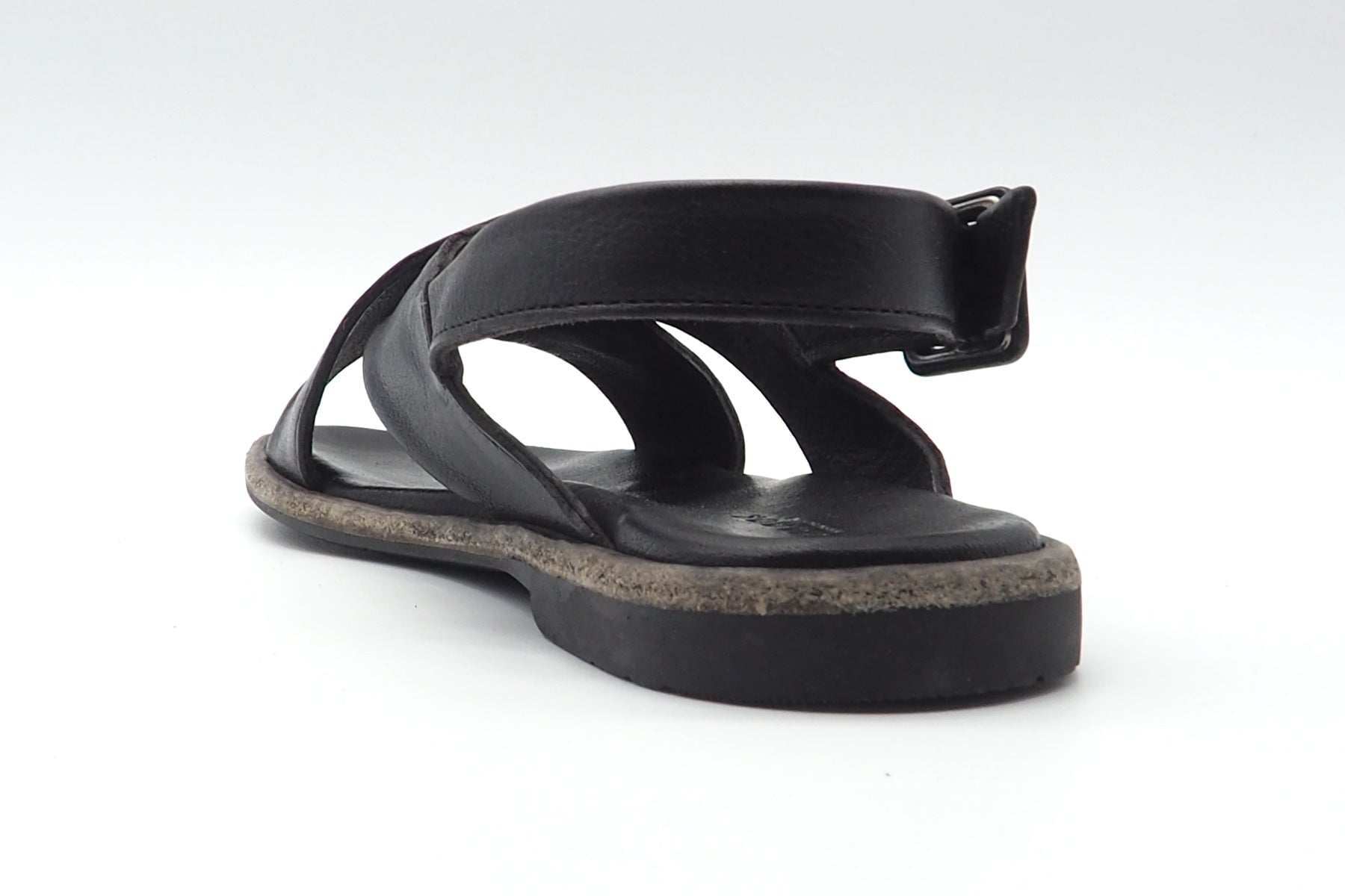 Damen Sandale aus Naturleder in Dunkelbraun Damen Sandalen Brador