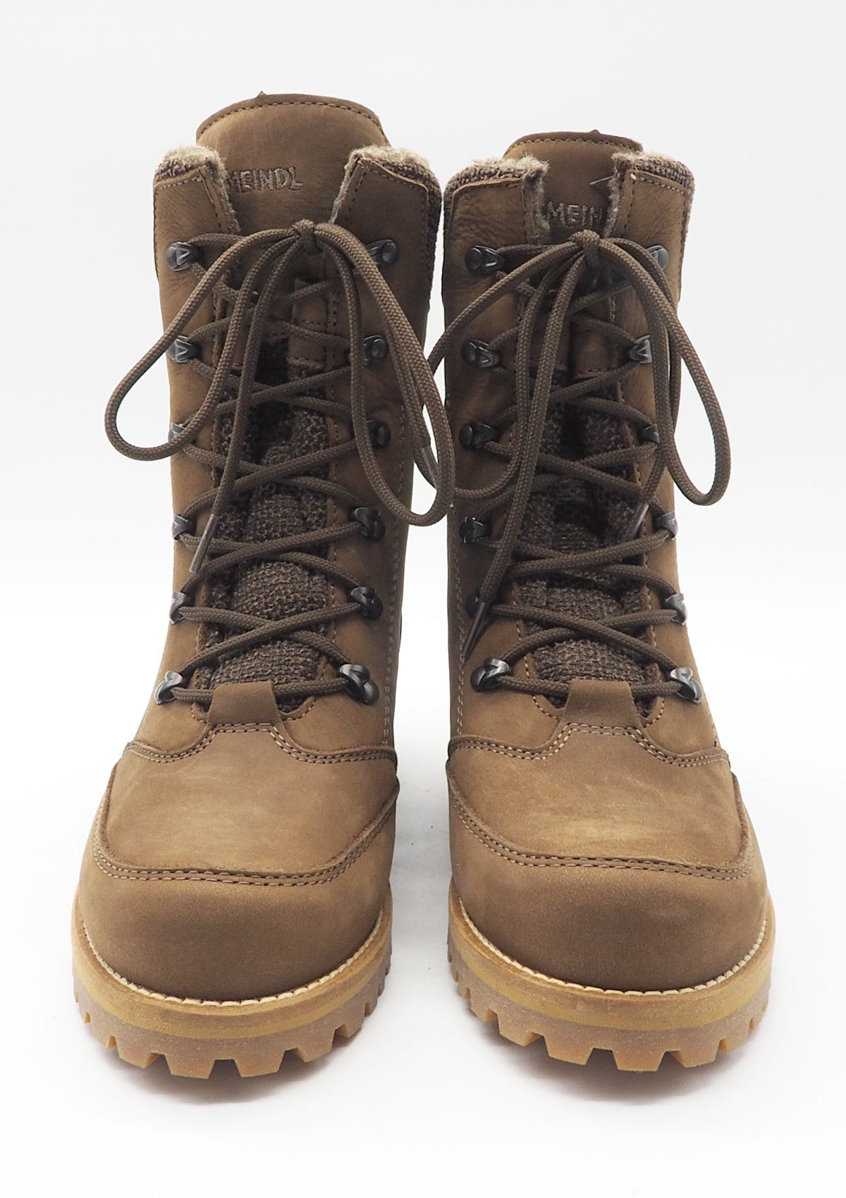 Damen Schnürboot warm aus Nubuk in Braun - Wasserdicht mit Gore-Tex Damen Schnürboots Meindl