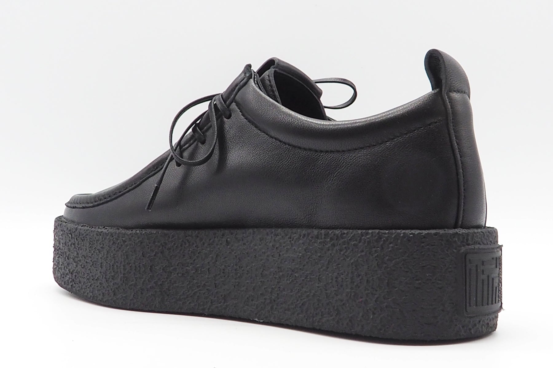 Damen Schnürhalbschuh aus schwarzem Nappaleder im Moccasin-Stil Damen Loafers & Schnürer Kennel & Schmenger