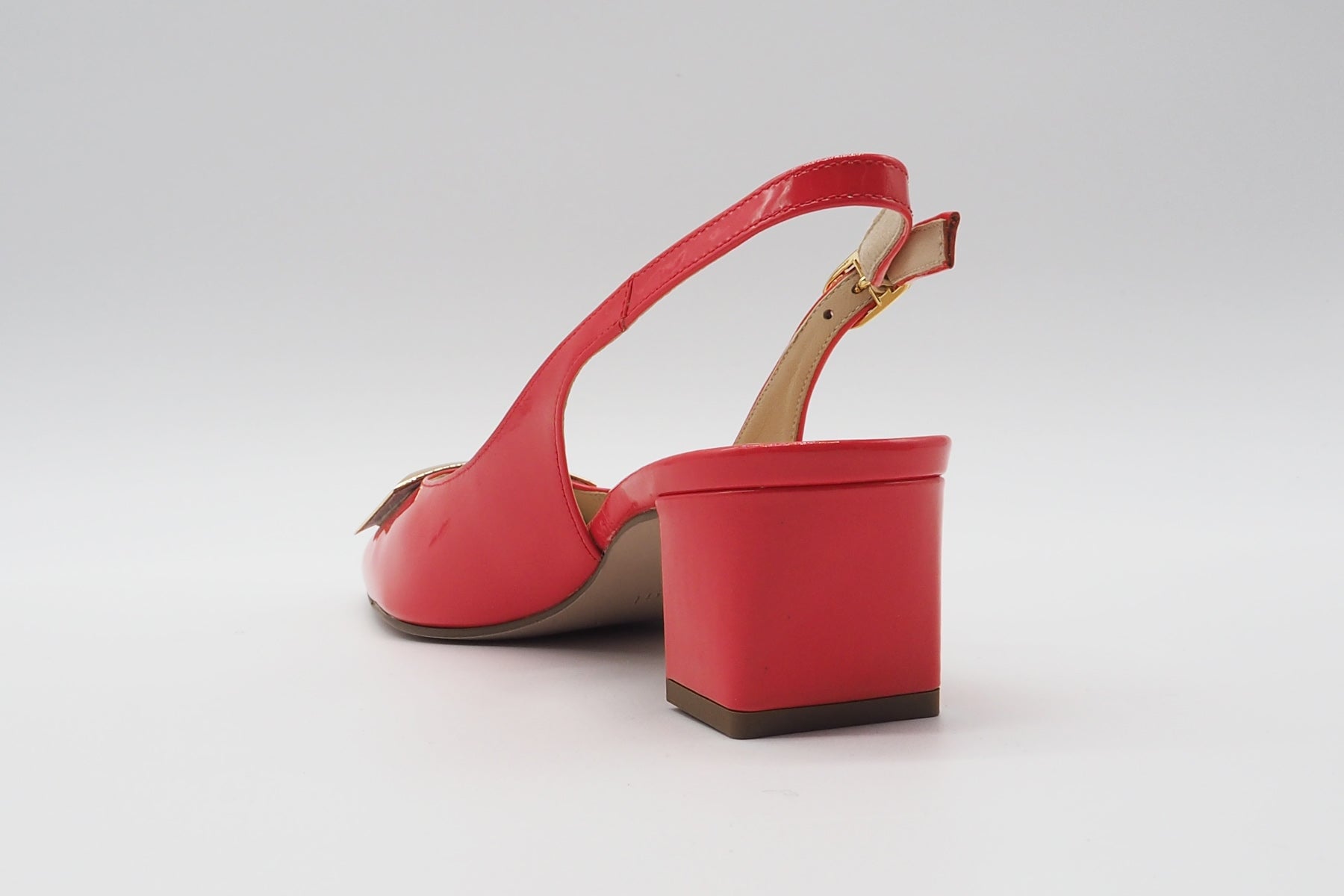 Damen Sling aus Lackleder in Koralle - Selma - Absatz 4,5cm Damen Pumps & Slings Högl