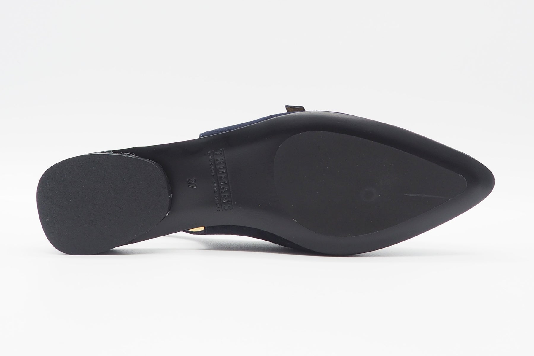 Damen Sling aus Veloursleder in Blau - Absatz 1cm Damen Pumps & Slings Truman´s