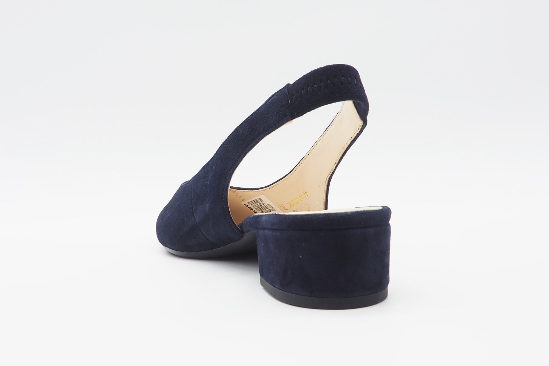 Damen Sling aus Veloursleder in Blau - Absatz 3cm Damen Pumps & Slings Gabor