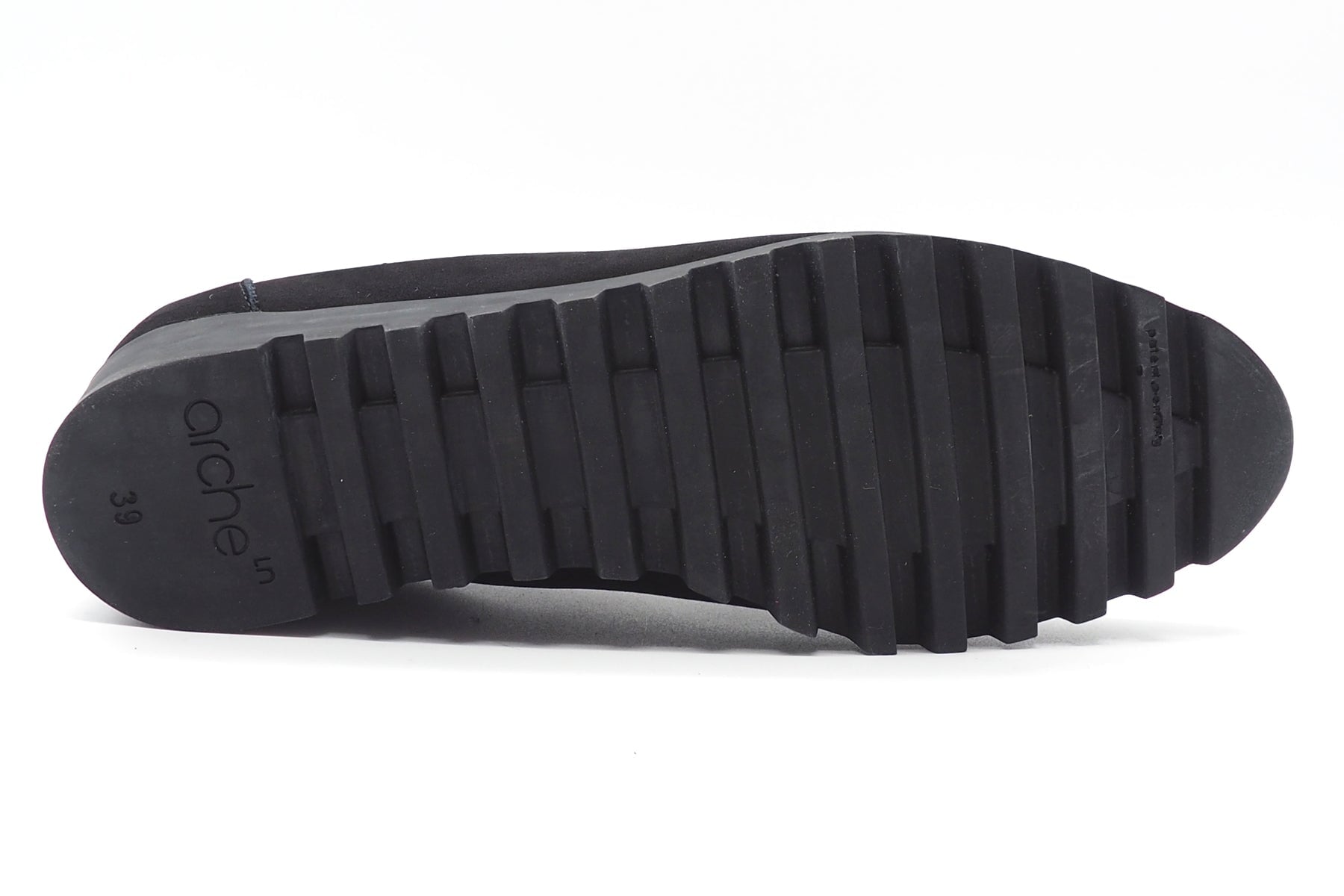 Damen Slipper aus softem Nubukleder in Schwarz - Lomhoo Damen Loafers & Schnürer Arche