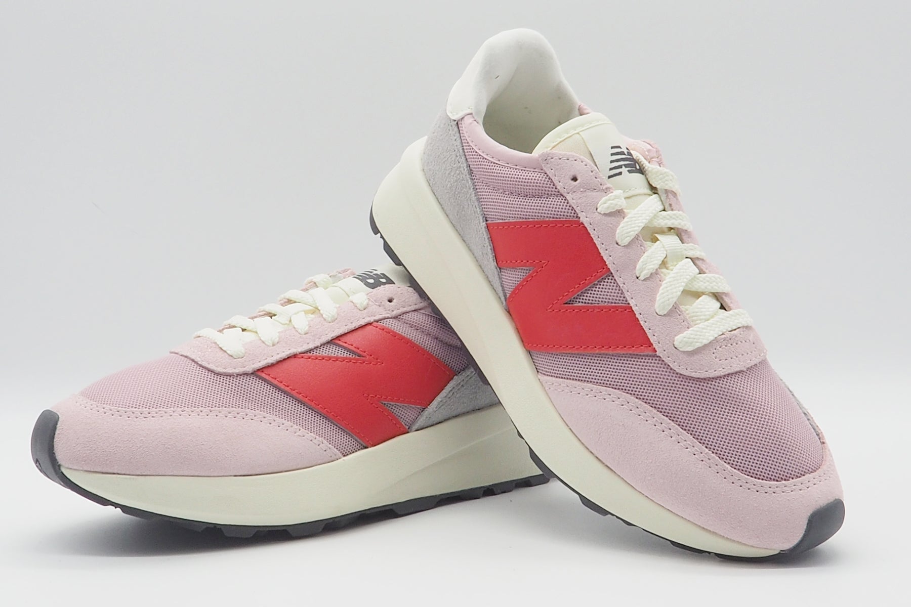Damen Sneaker 370 aus Leder & Mesh in Rosa & Koralle Damen Sneaker New Balance