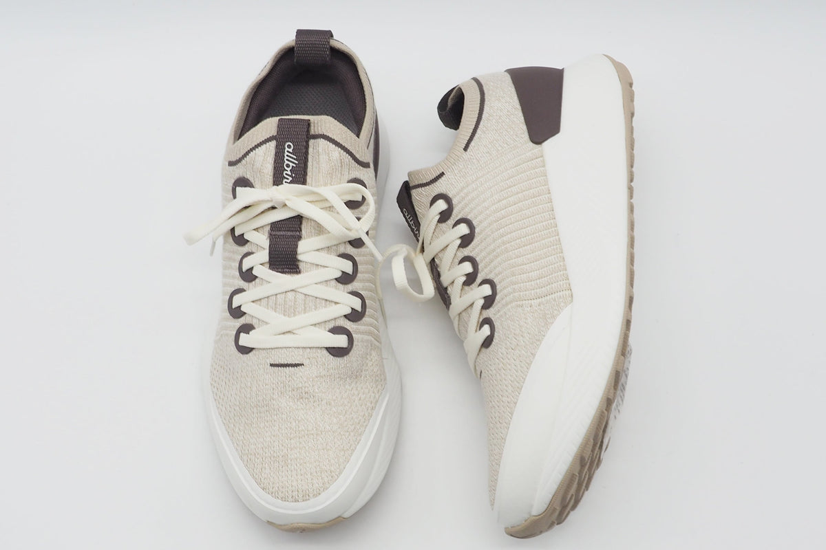 Damen Sneaker aus Baumfaser in Sand mit Weiß & Braun - Tree Glider Damen Sneaker Allbirds